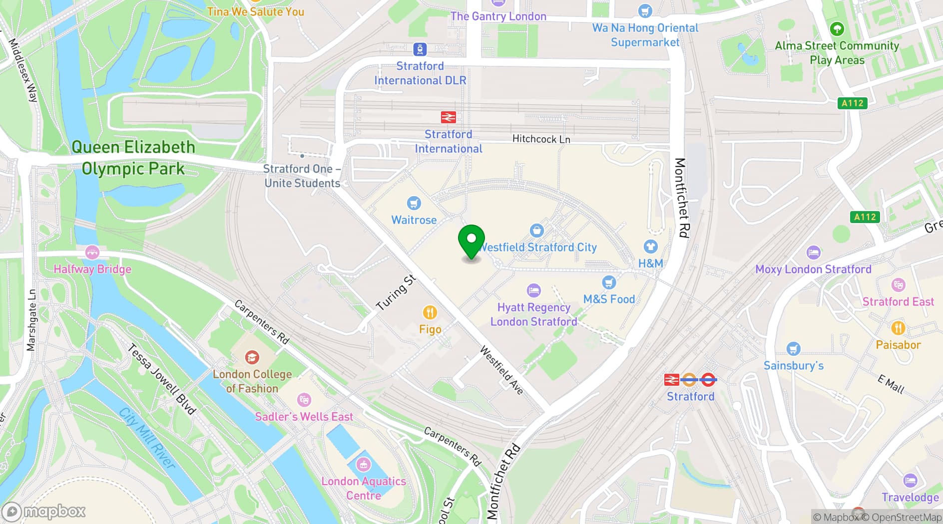 Map showing Bat & Ball