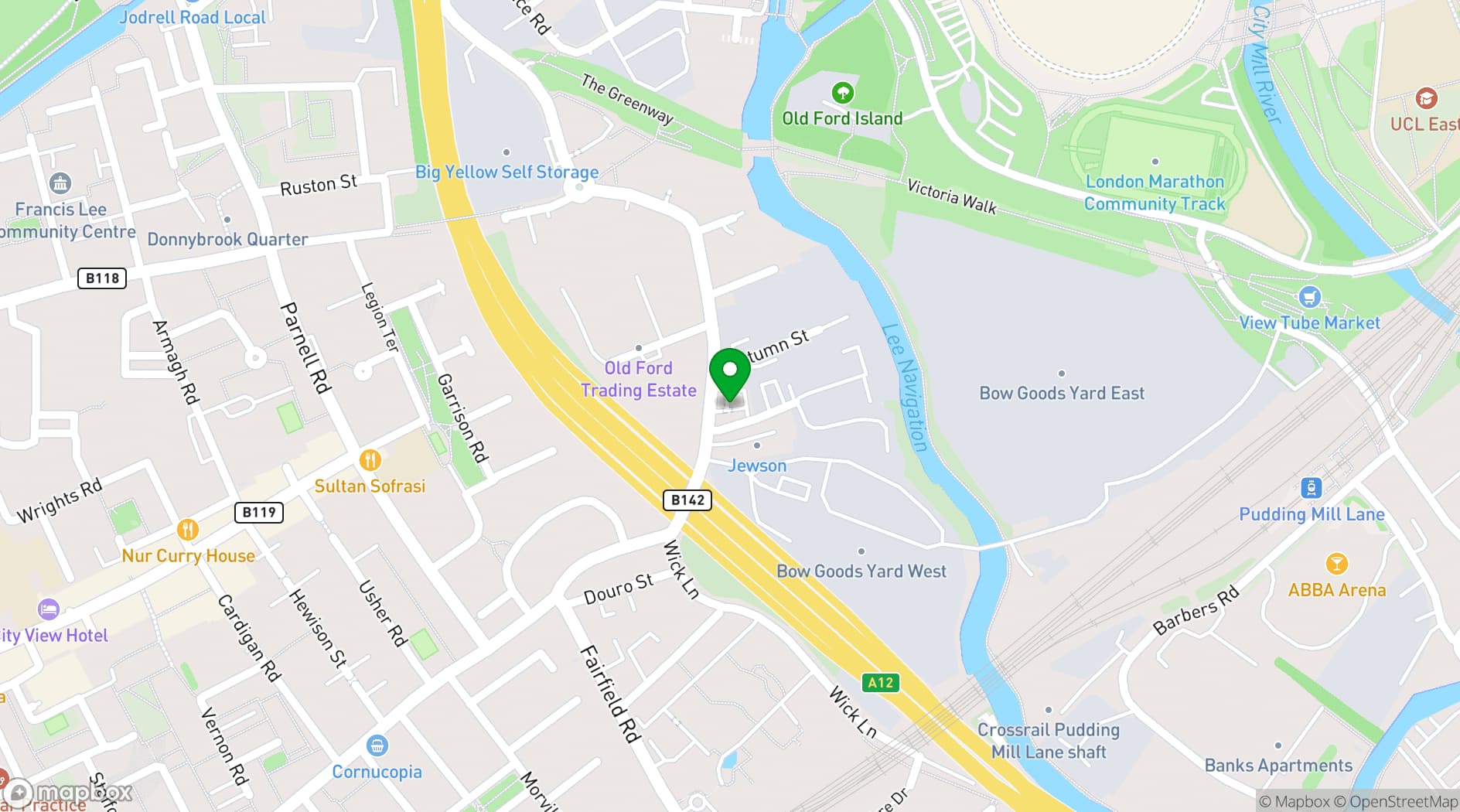 Map showing Rich Off The Block Studios 