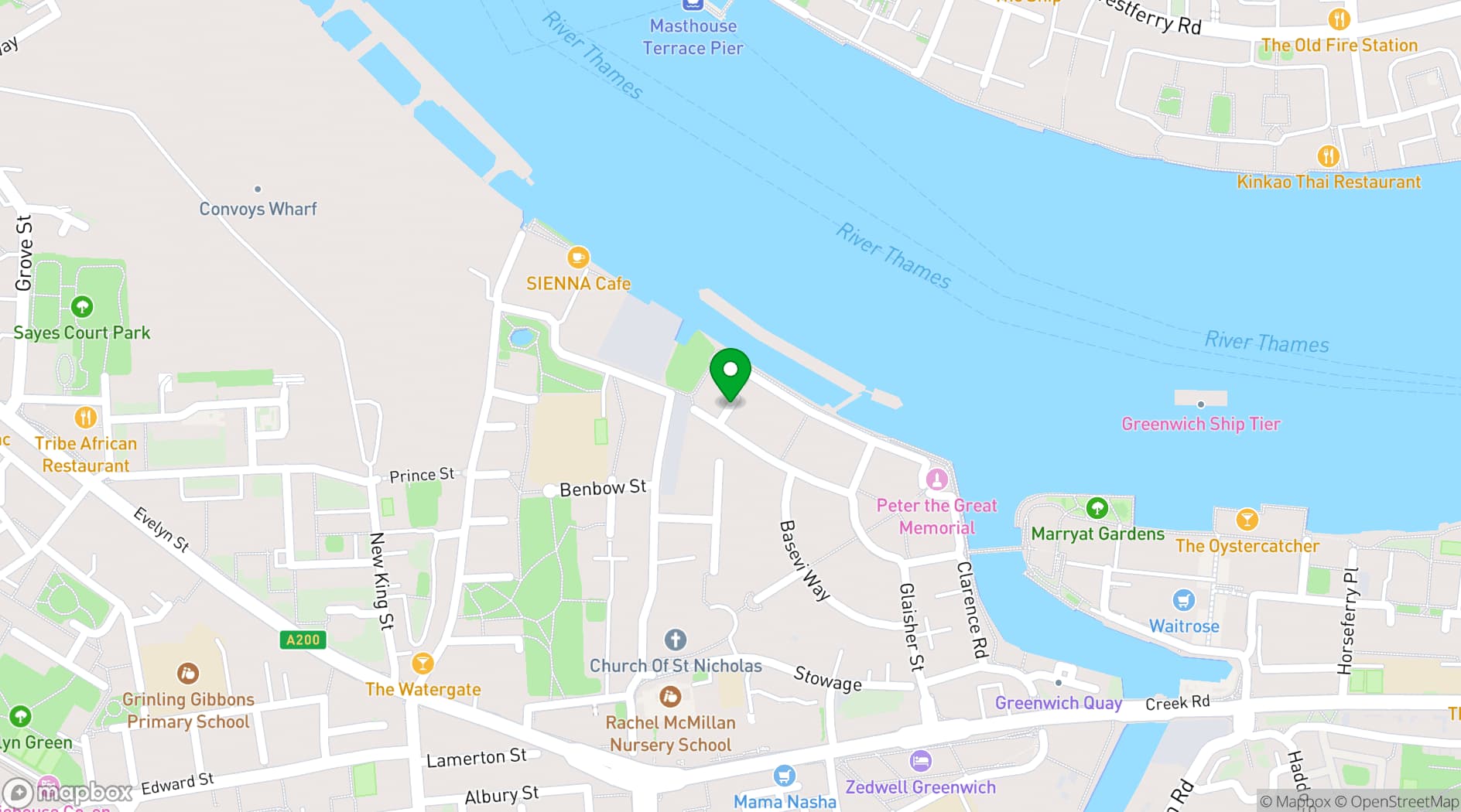 Map showing The AHOY Centre