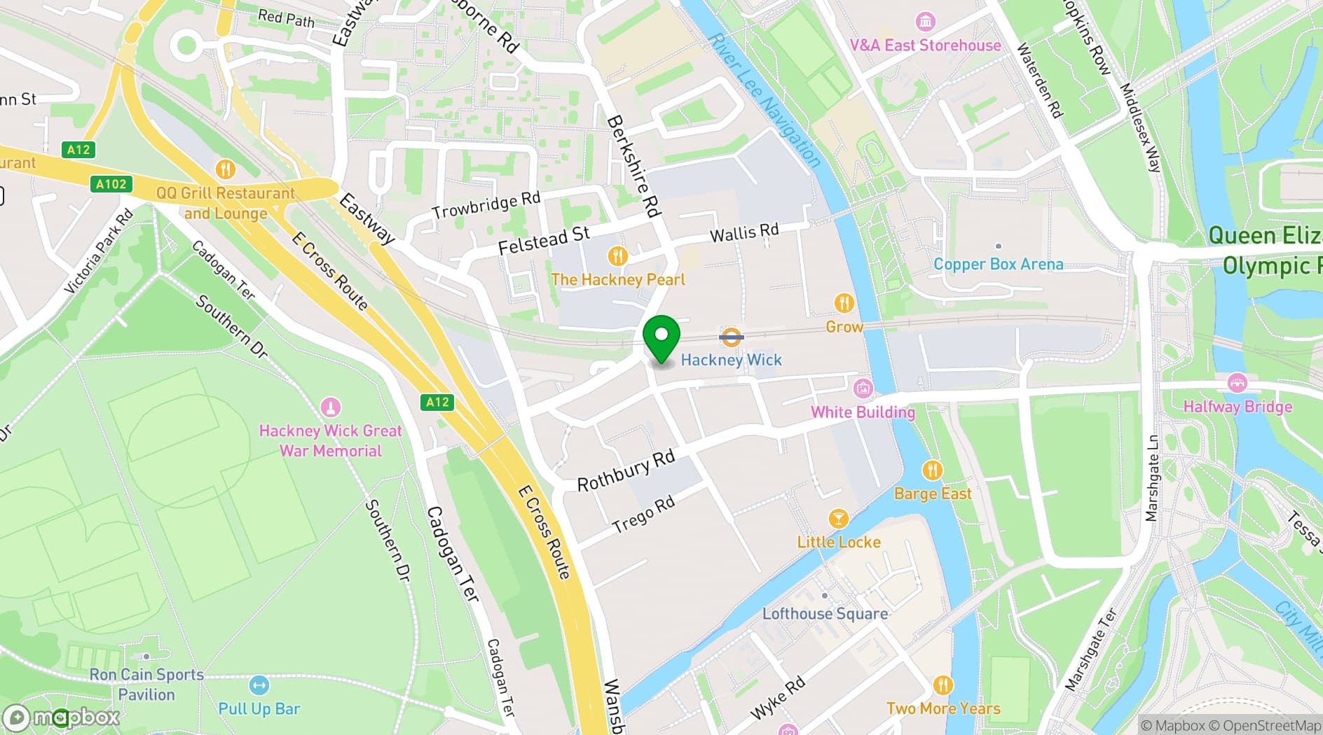 Map showing The Lord Napier Star