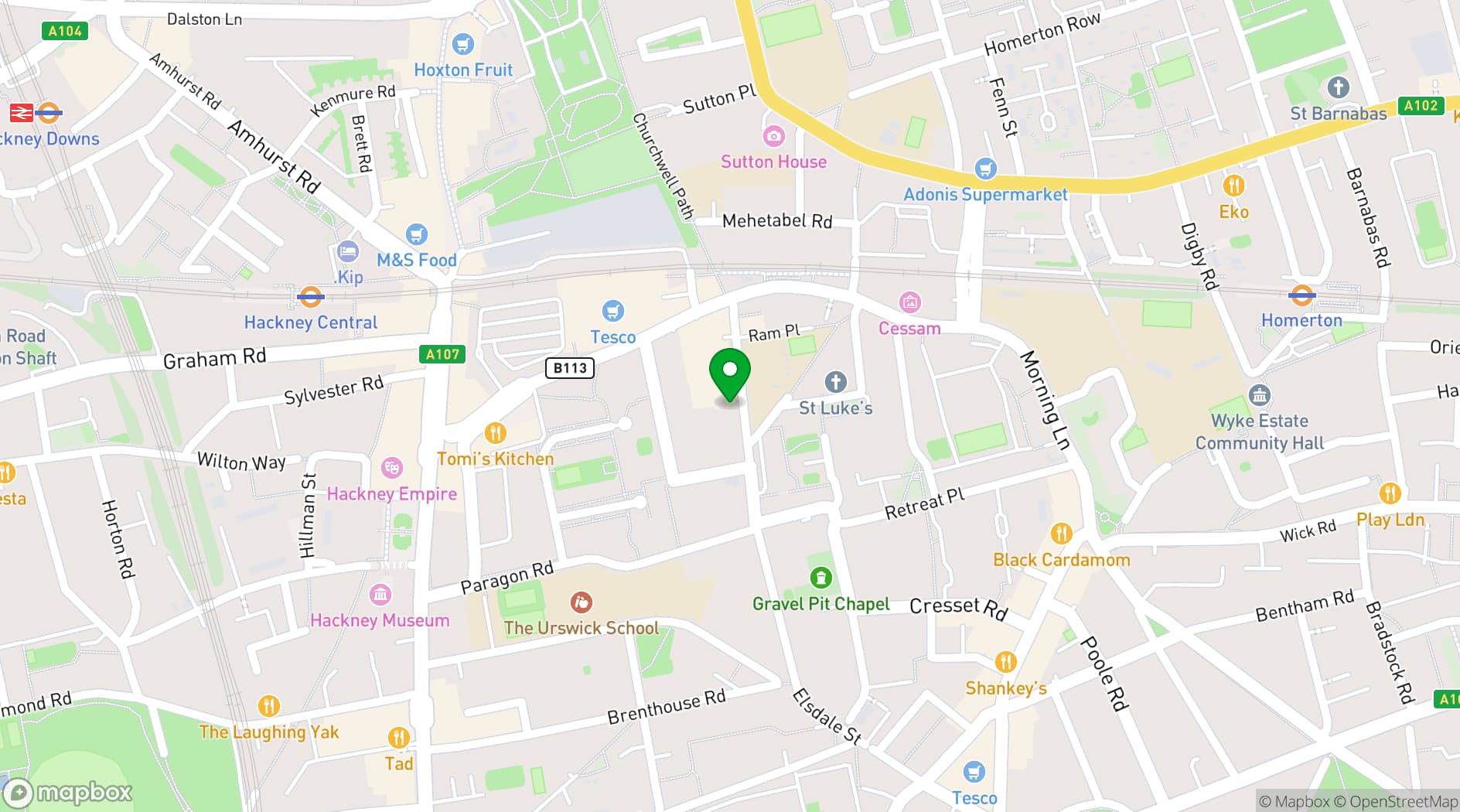 Map showing Contemporary Photography Studio