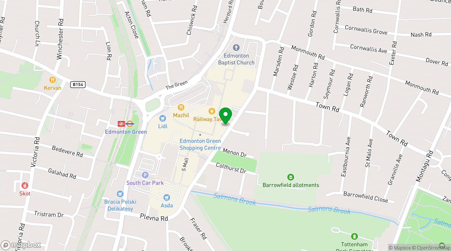 Map showing Luxury Events & Banqueting Suite