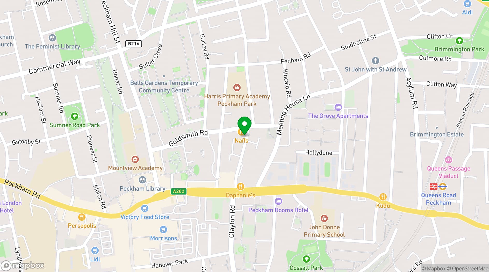 Map showing Versatile Open Plan Venue