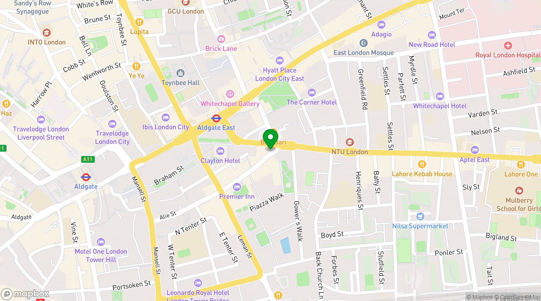 Map showing Swing Patrol