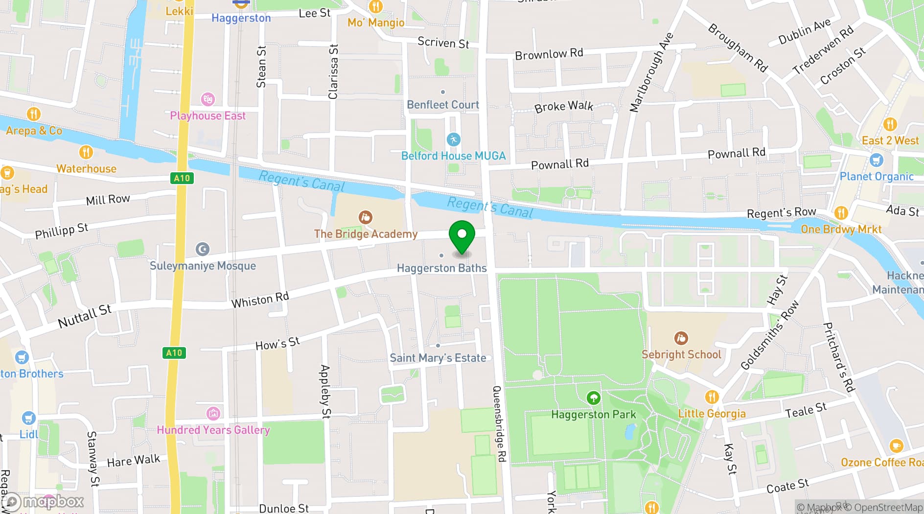 Map showing Centre 151