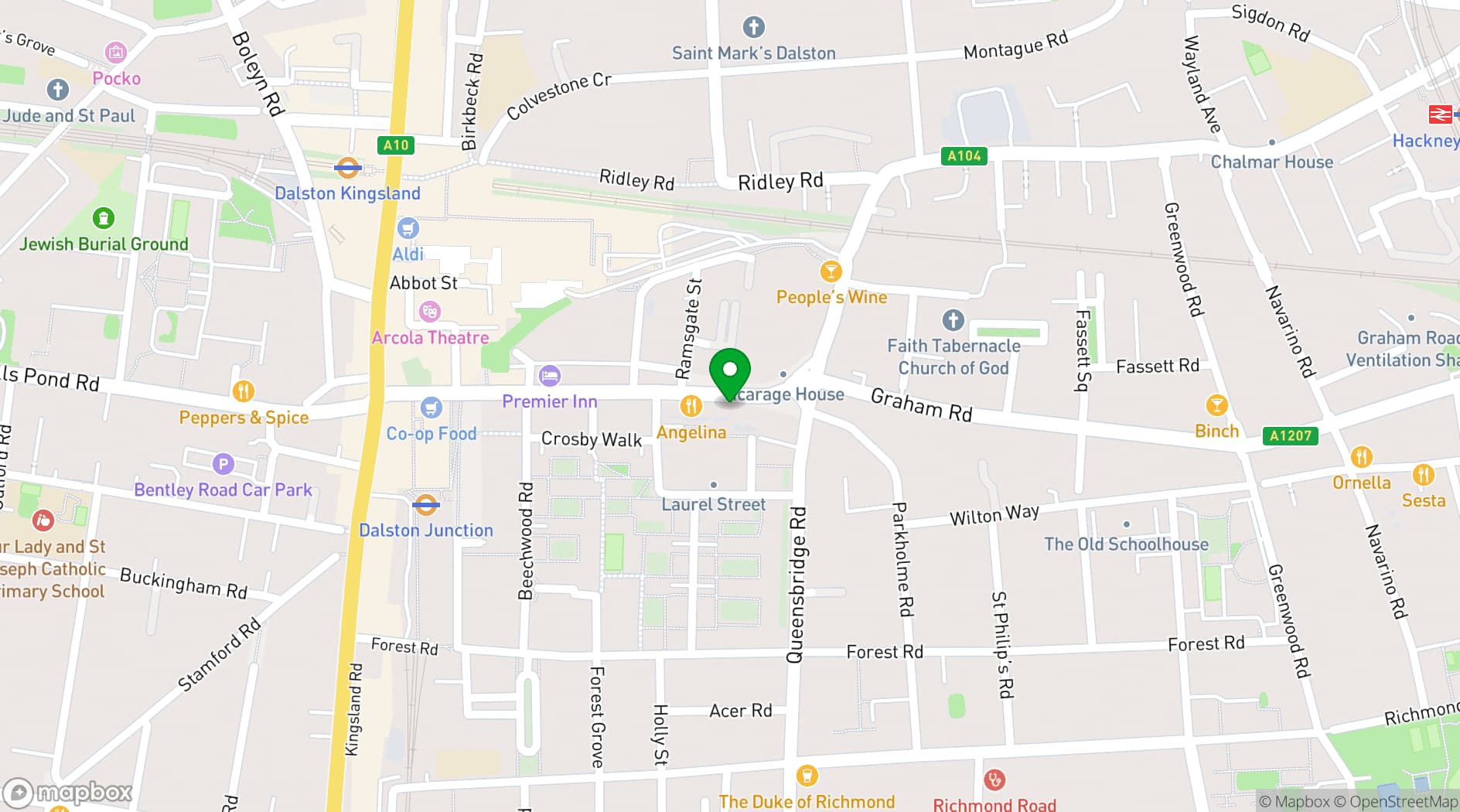 Map showing Little Duck | The Picklery