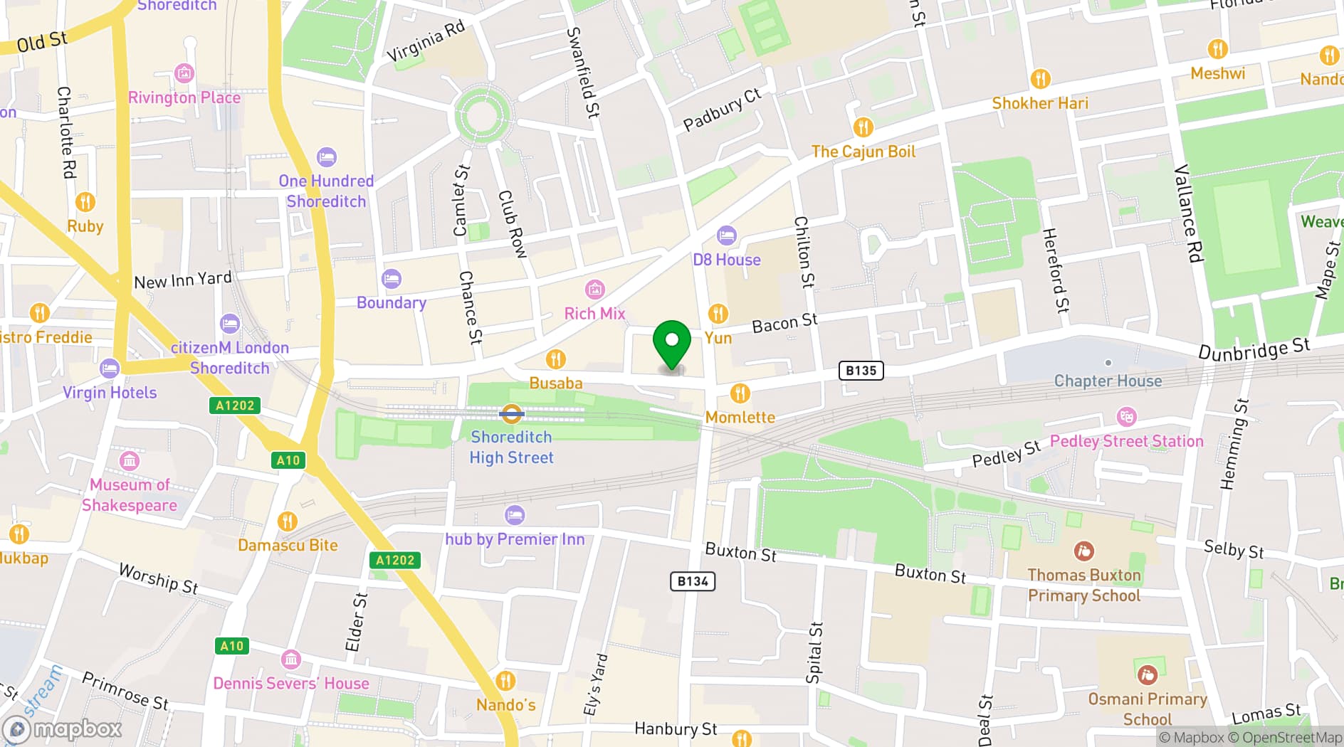 Map showing Close-Up Film Centre
