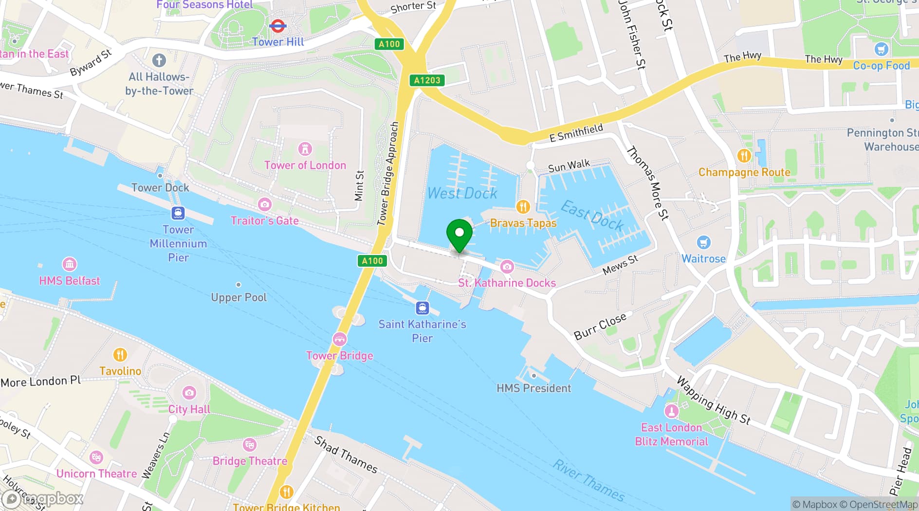 Map showing Vicinity London