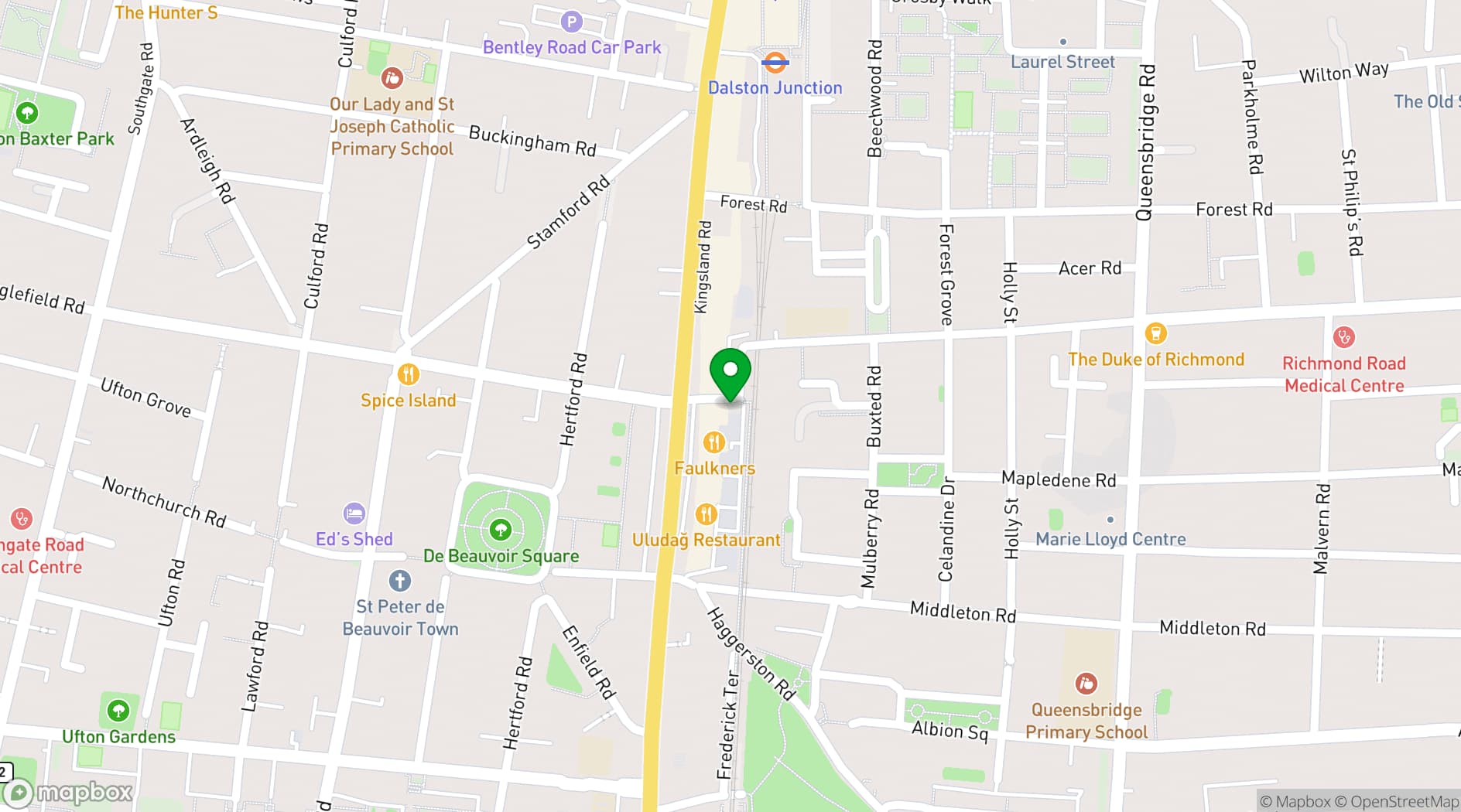 Map showing The Jago