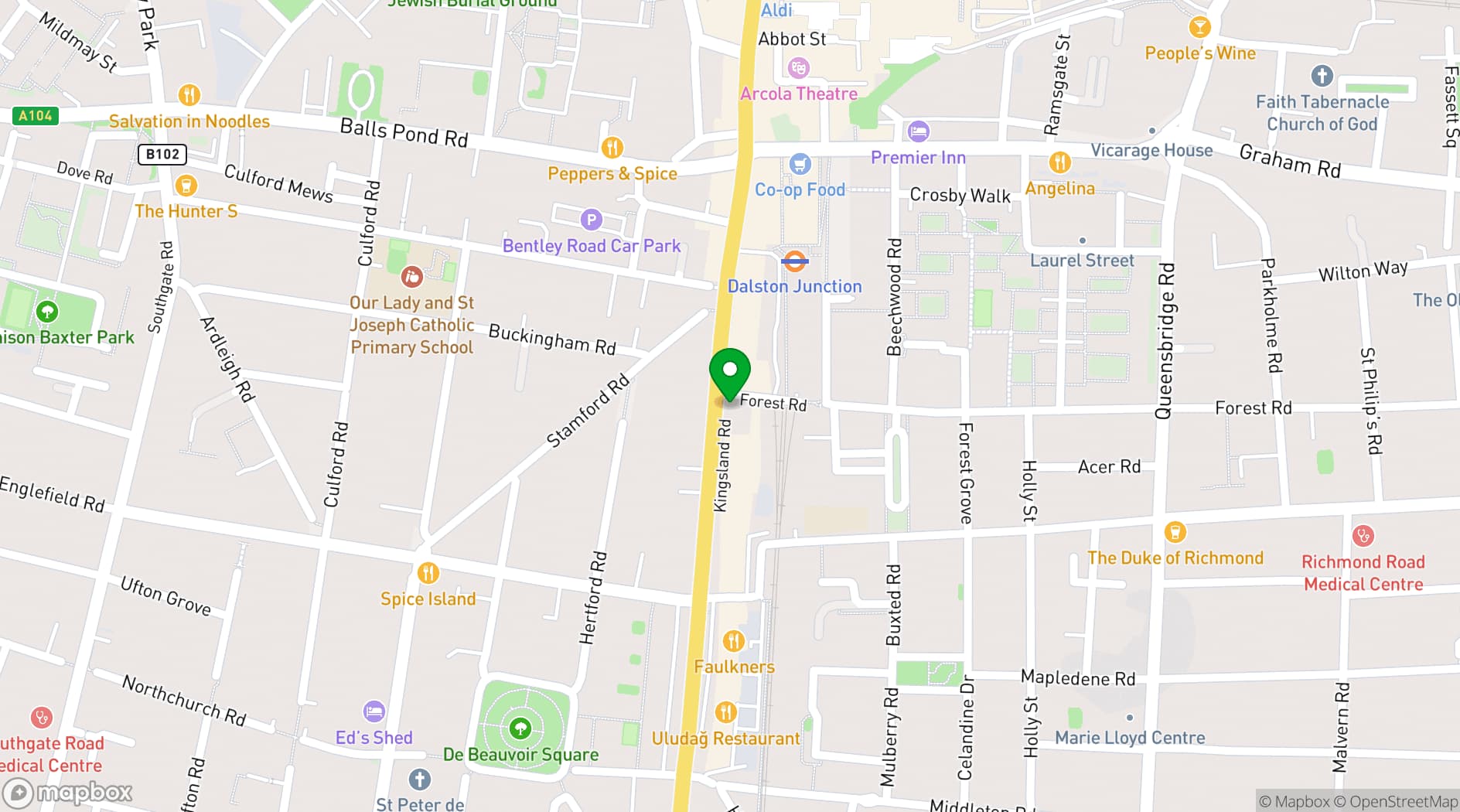 Map showing Village 512