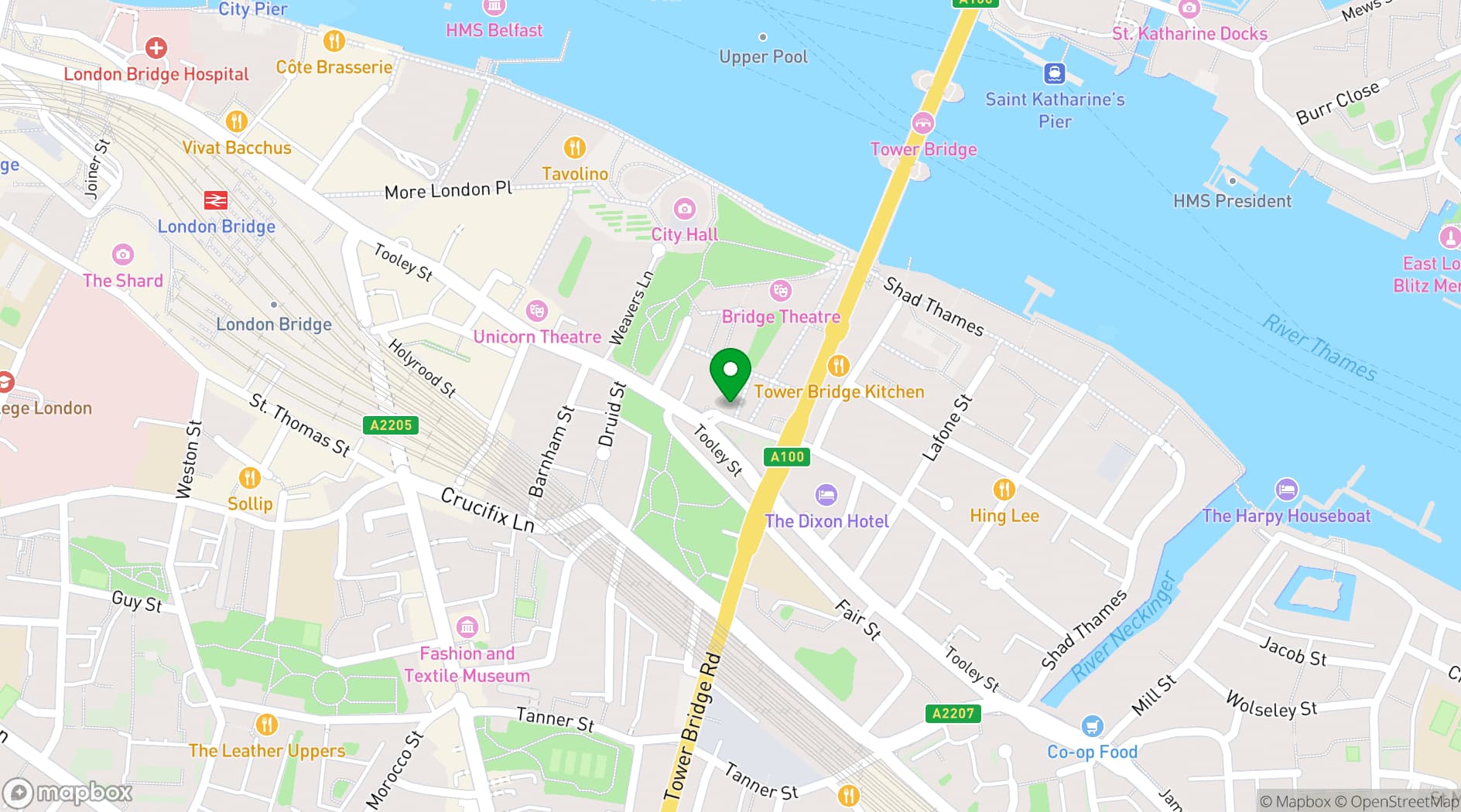 Map showing The LaLiT London