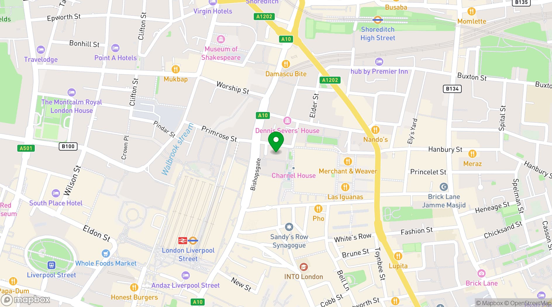 Map showing Galvin La Chapelle