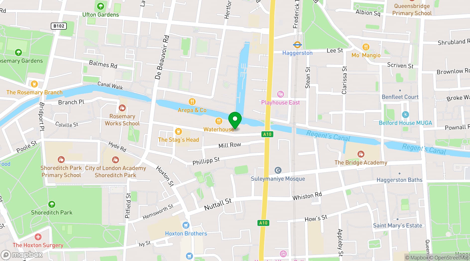 Map showing Lumiere London - L'Atelier