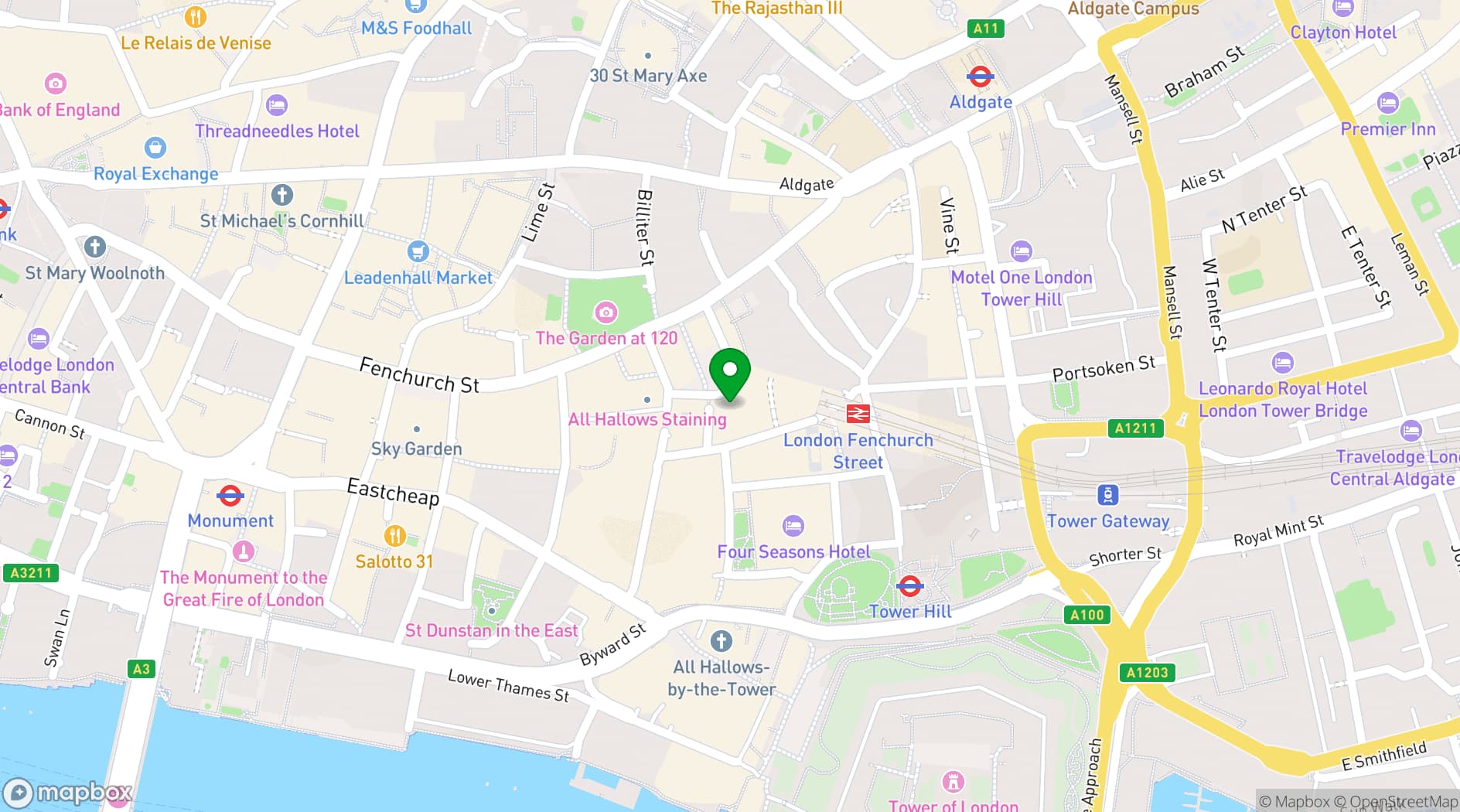 Map showing Regus