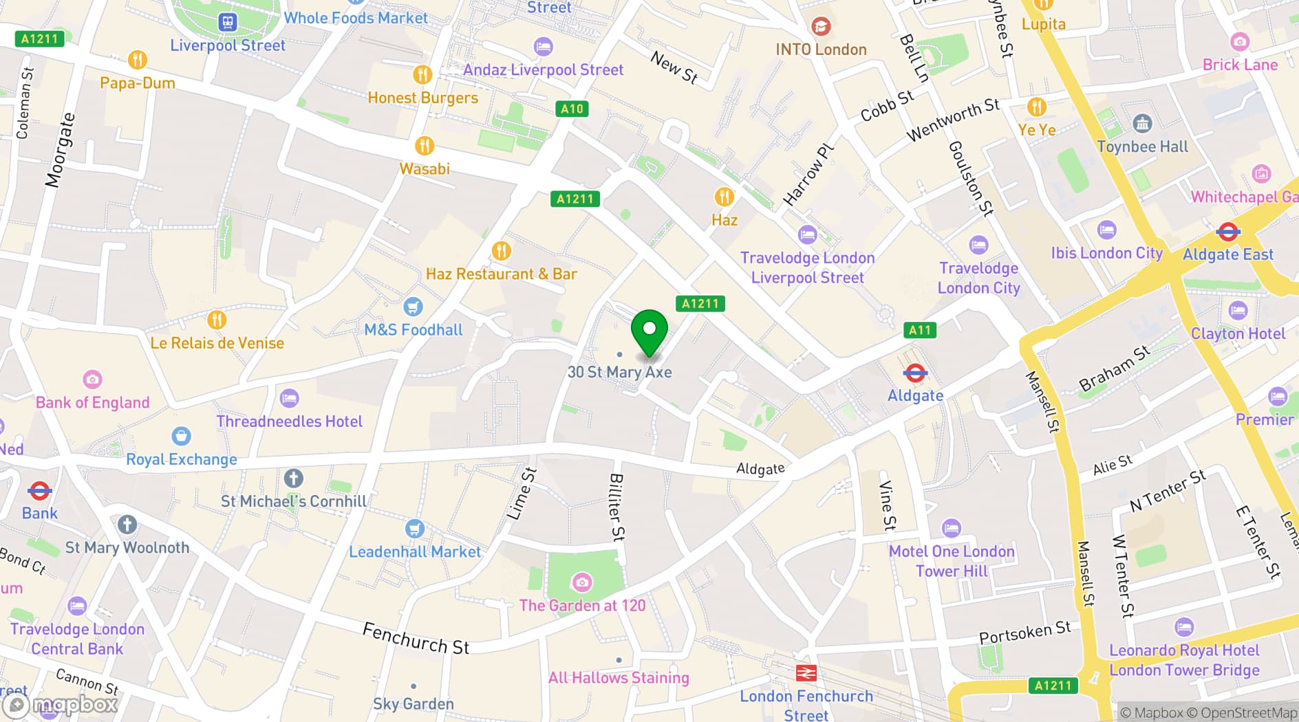 Map showing The Sterling 