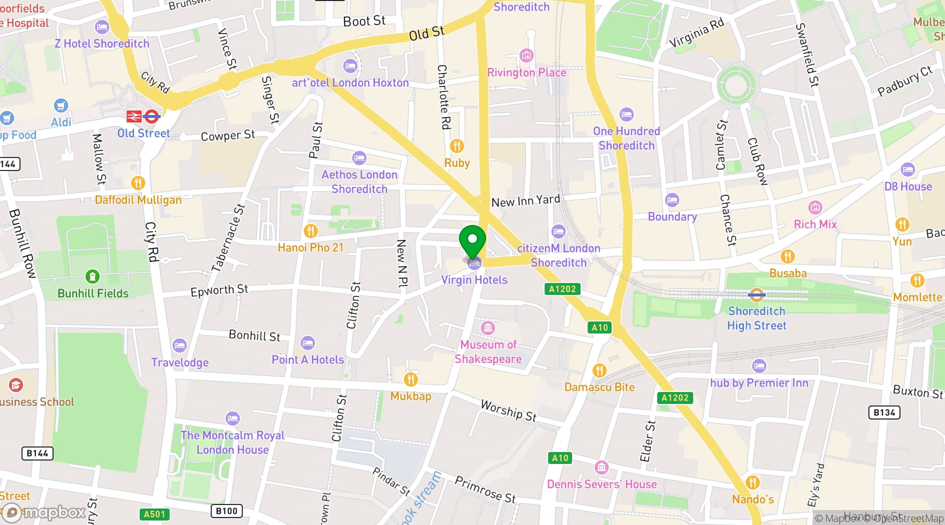 Map showing 45 London