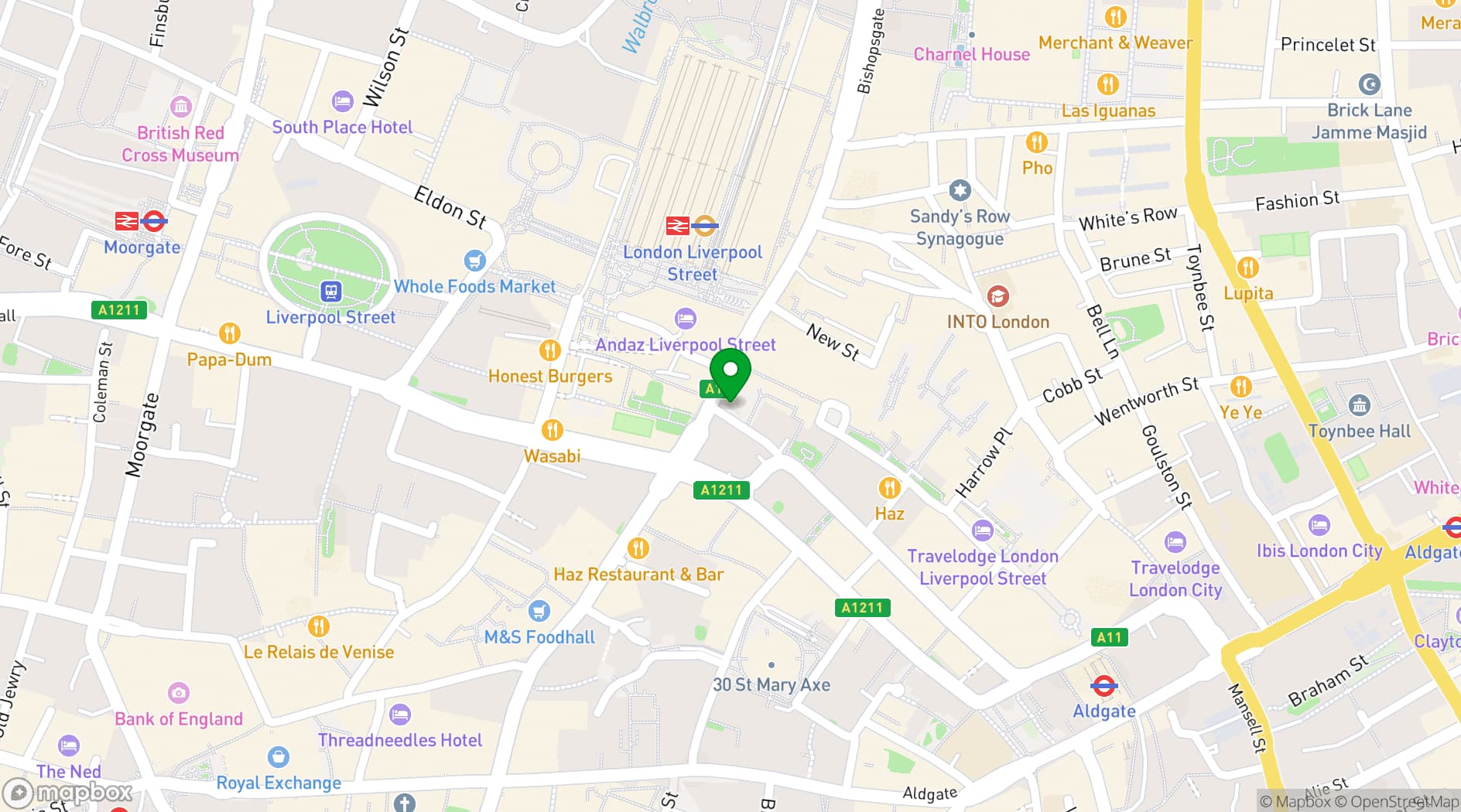 Map showing Straits Kitchen