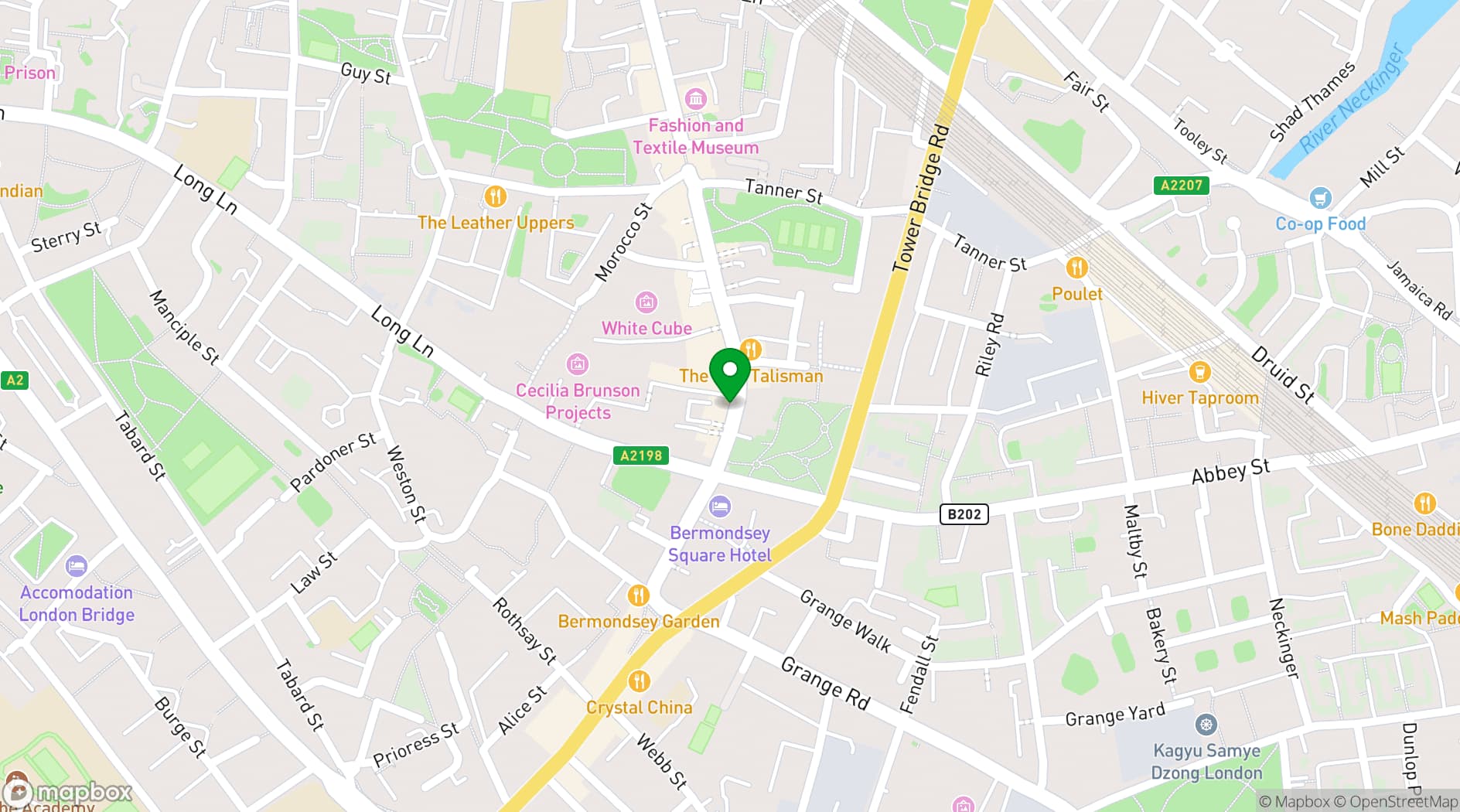 Map showing Baccalà