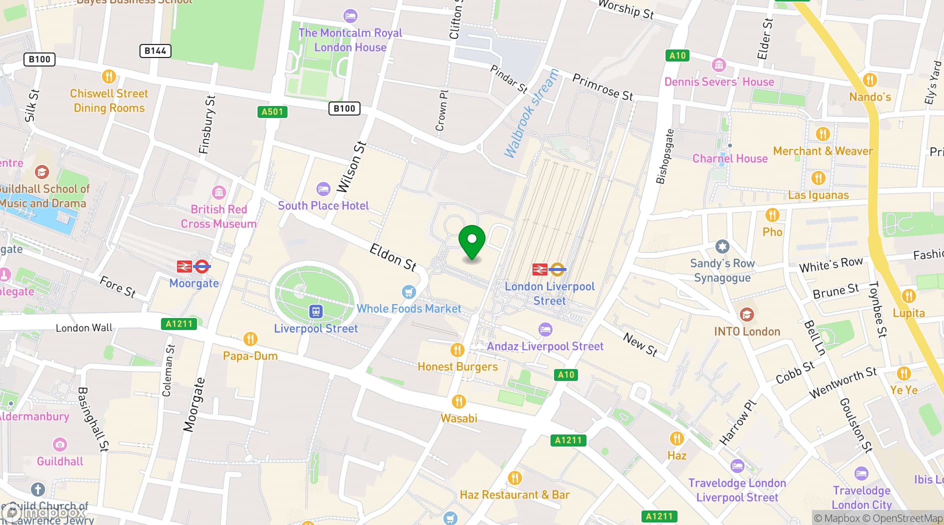 Map showing Storey Club