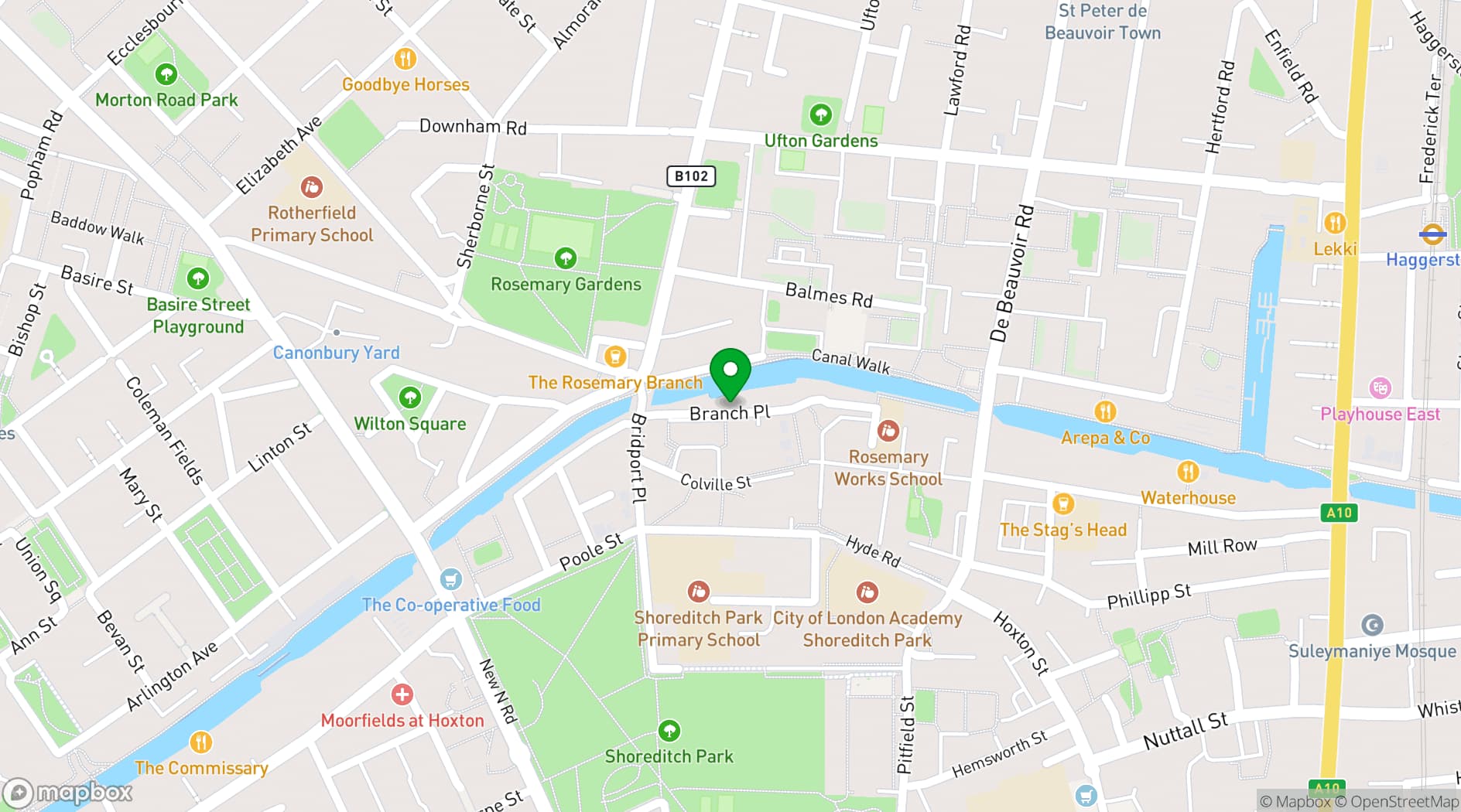 Map showing 6:15 The Studio