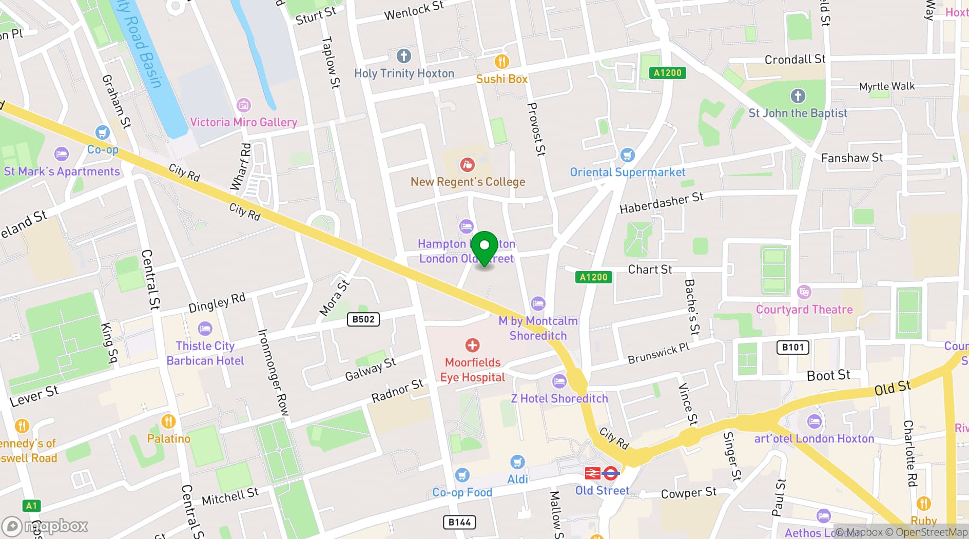 Map showing PAPILLES at The Brew