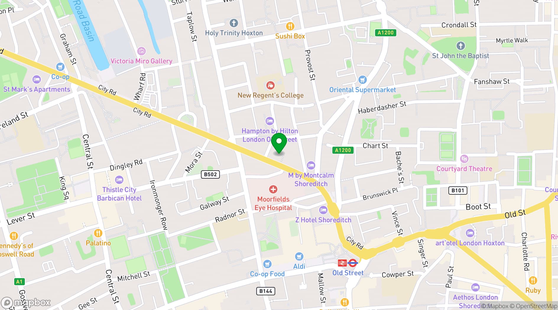 Map showing The Brew