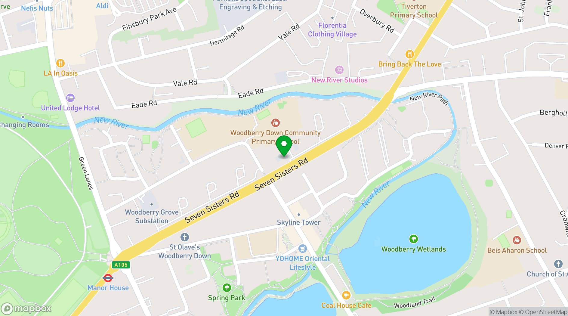 Map showing EVOKE