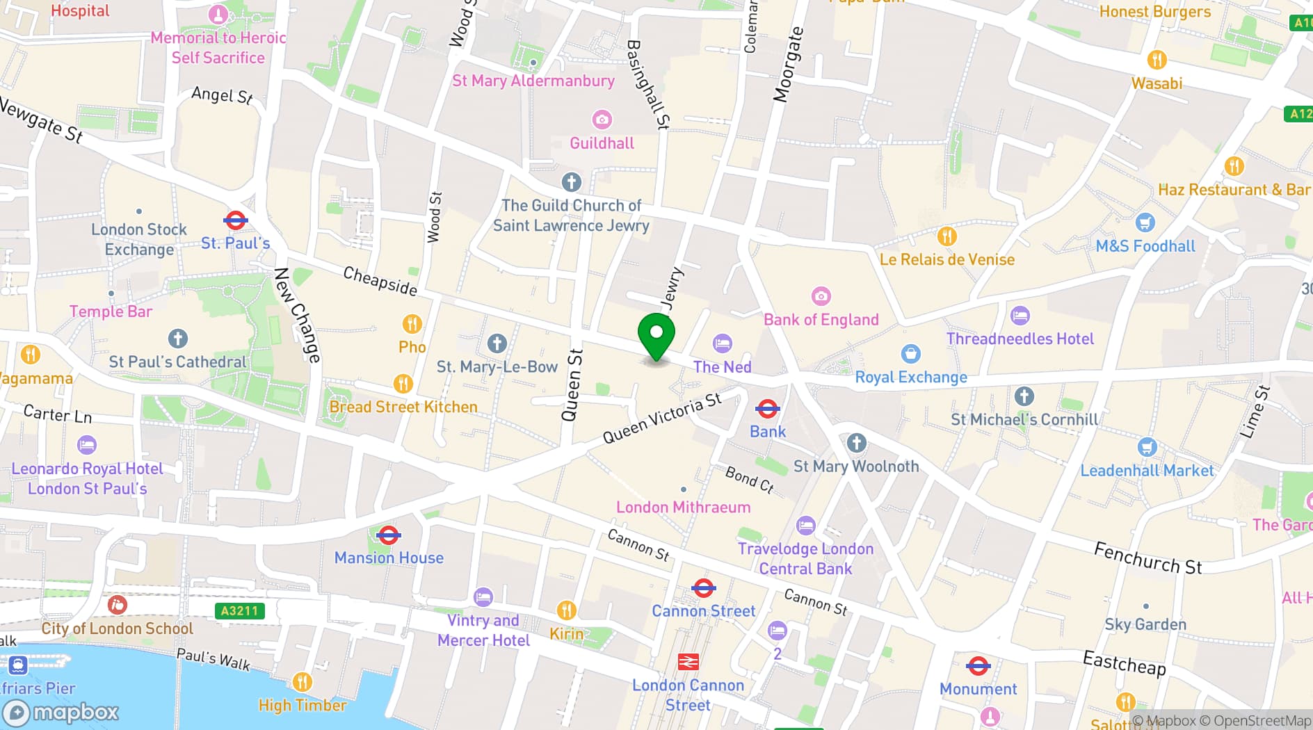 Map showing Coq d'Argent
