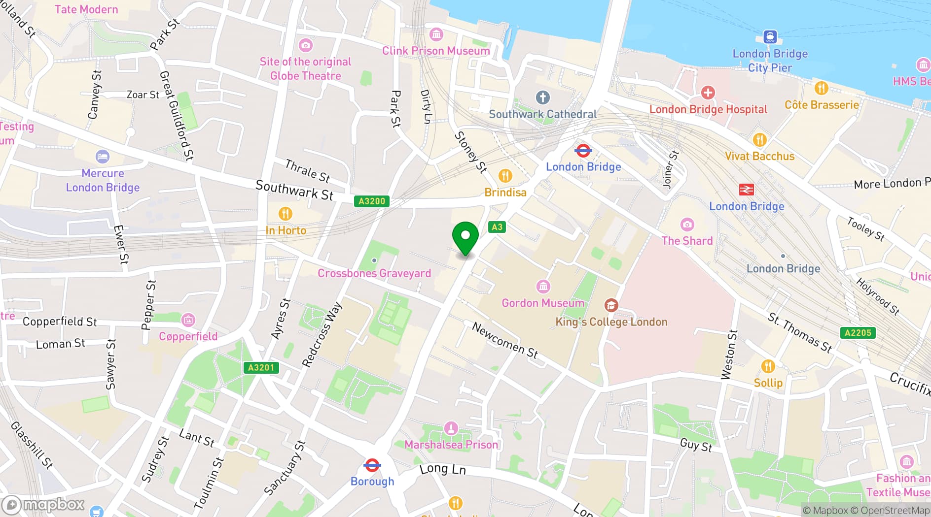 Map showing Swift Borough