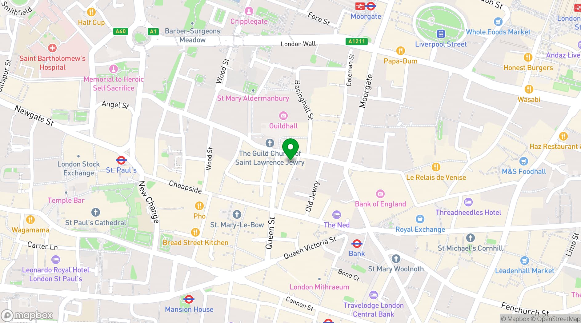 Map showing Cabotte