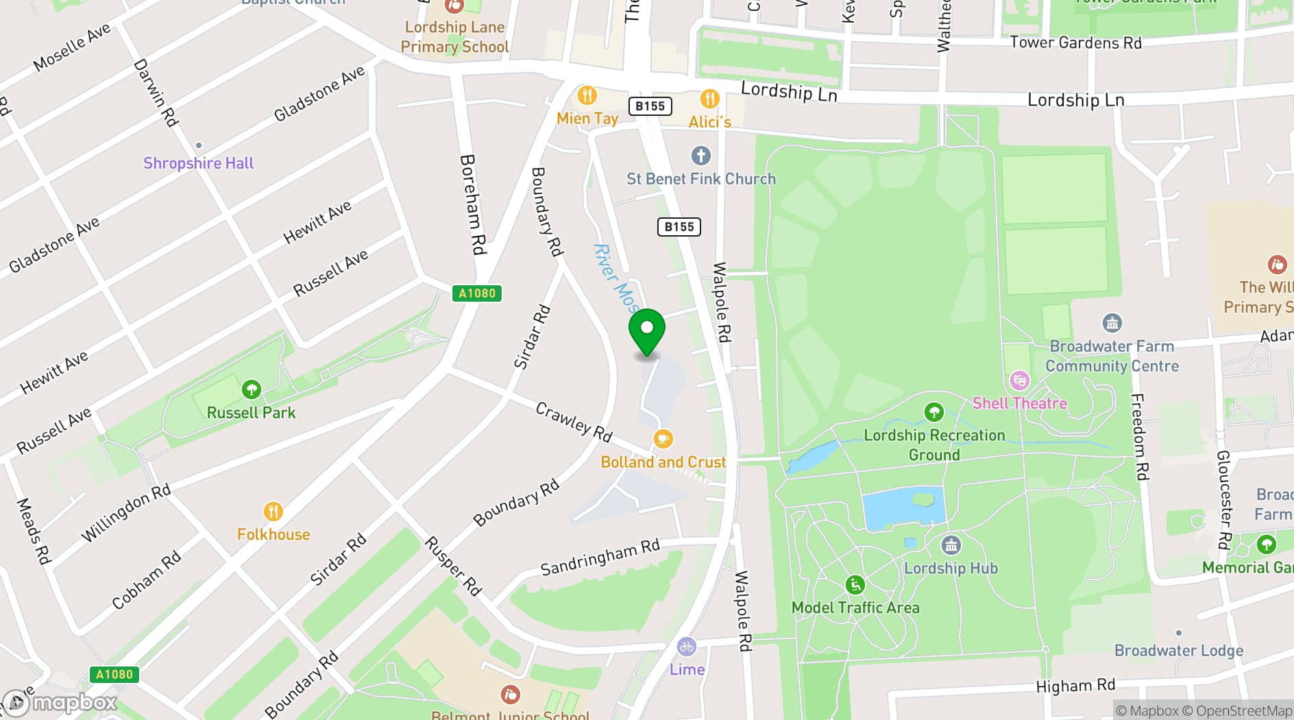Map showing Ministry Of Dance