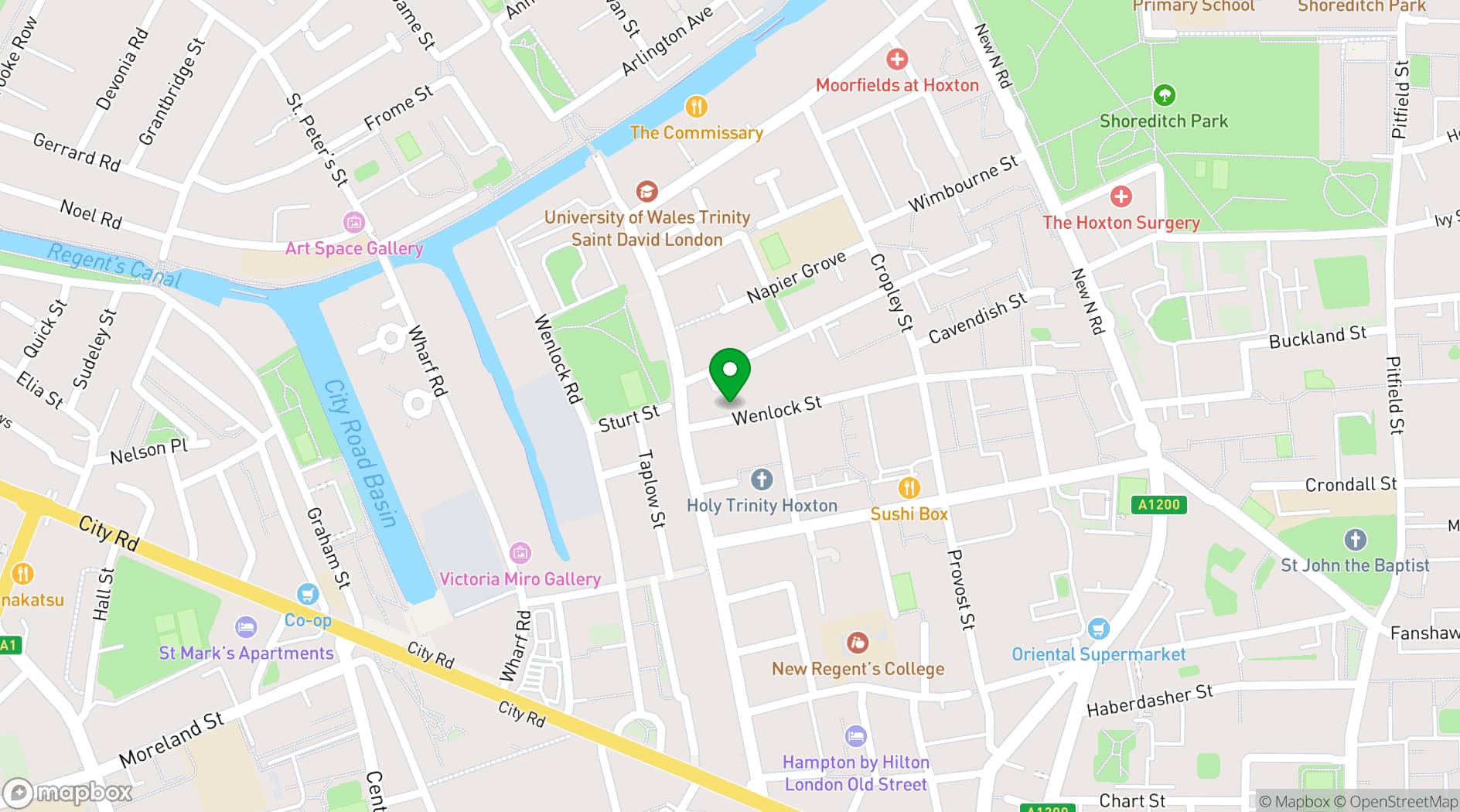 Map showing Urban MBA