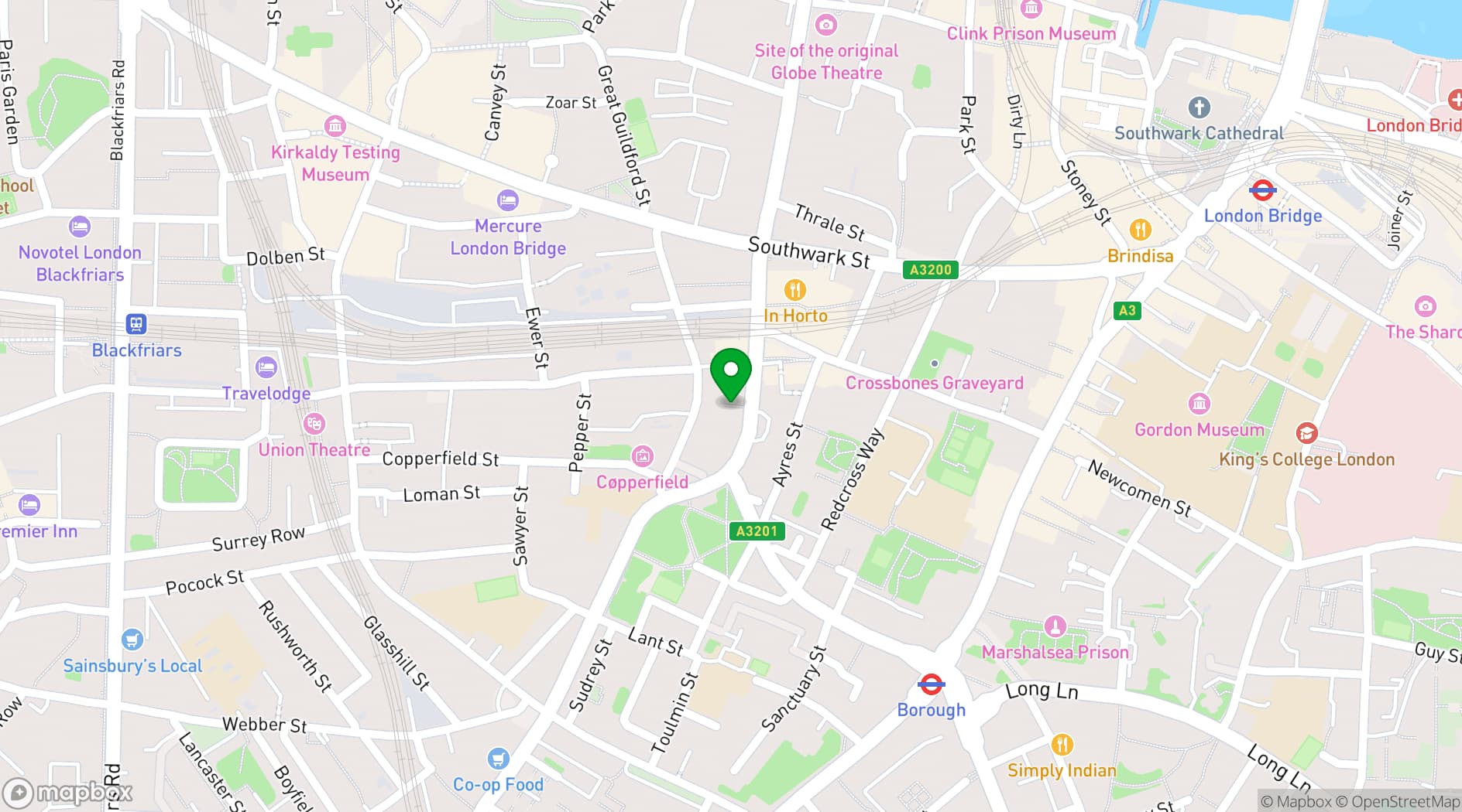 Map showing The Playhouse