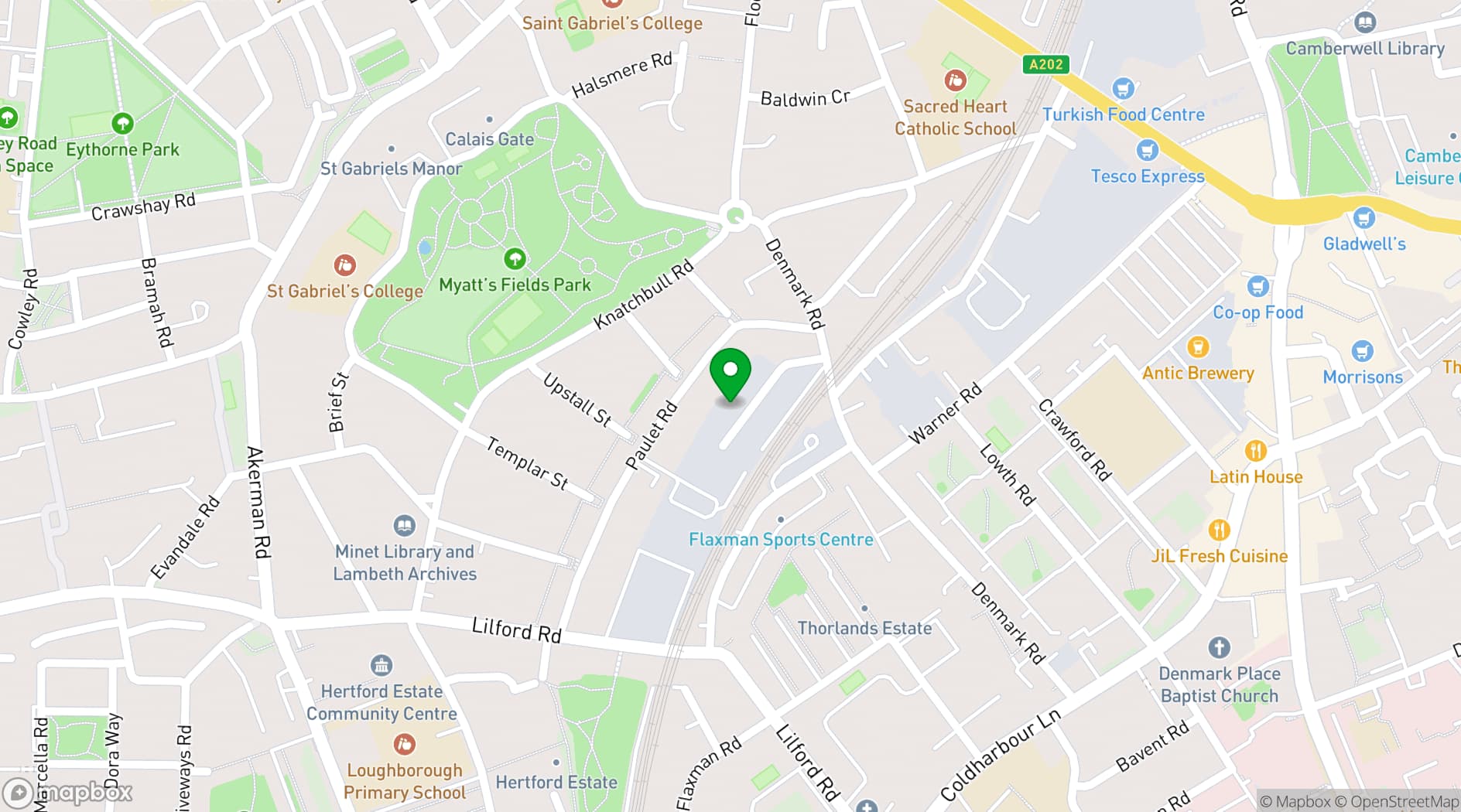 Map showing Product Photography Studios