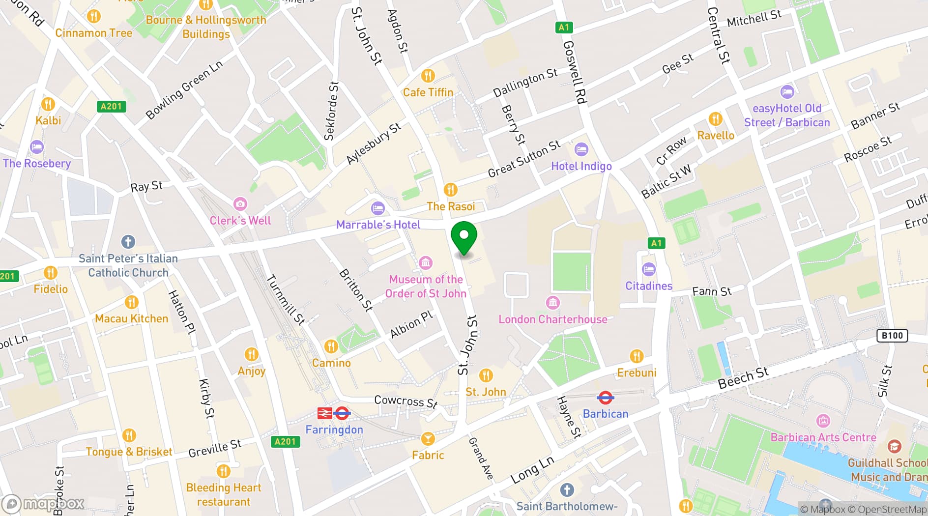 Map showing Luca