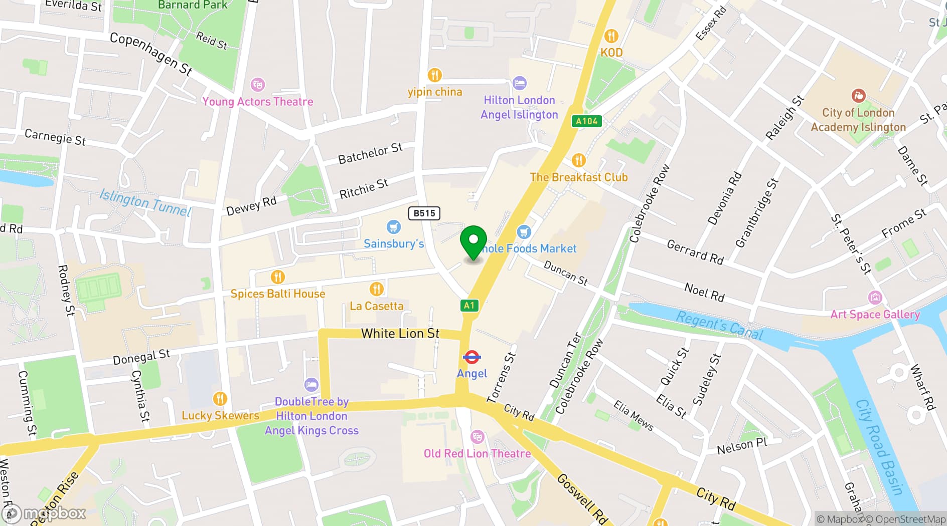 Map showing House Three Six Two