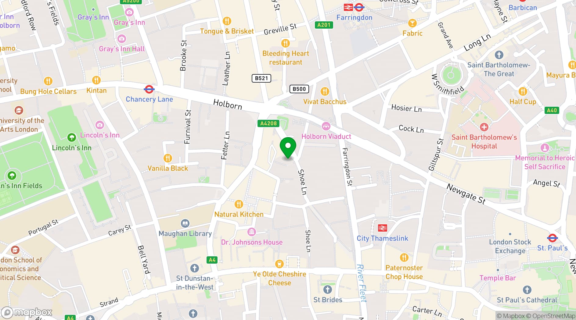 Map showing Studio EC4