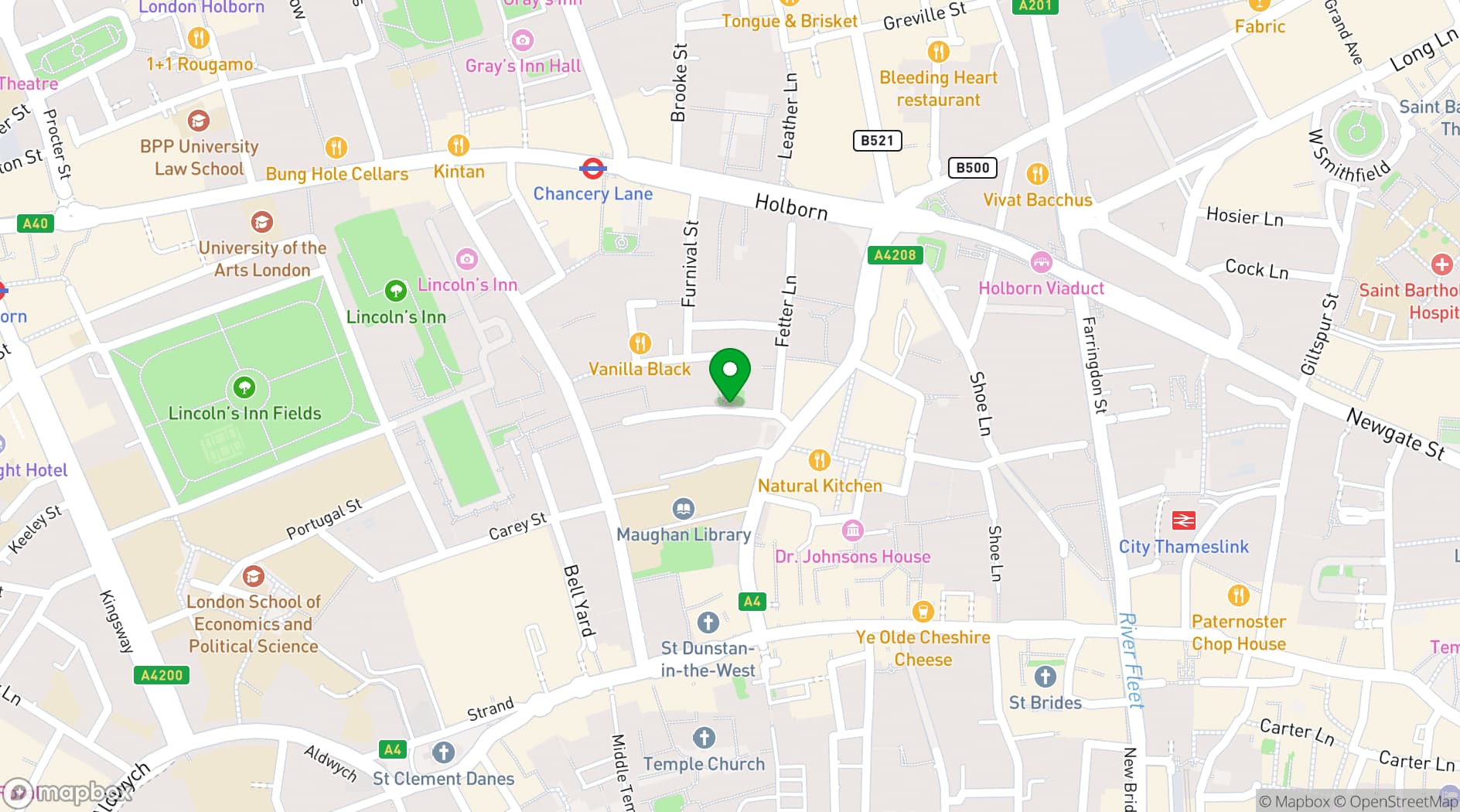 Map showing Dining room | Storey - Flexible Workspace