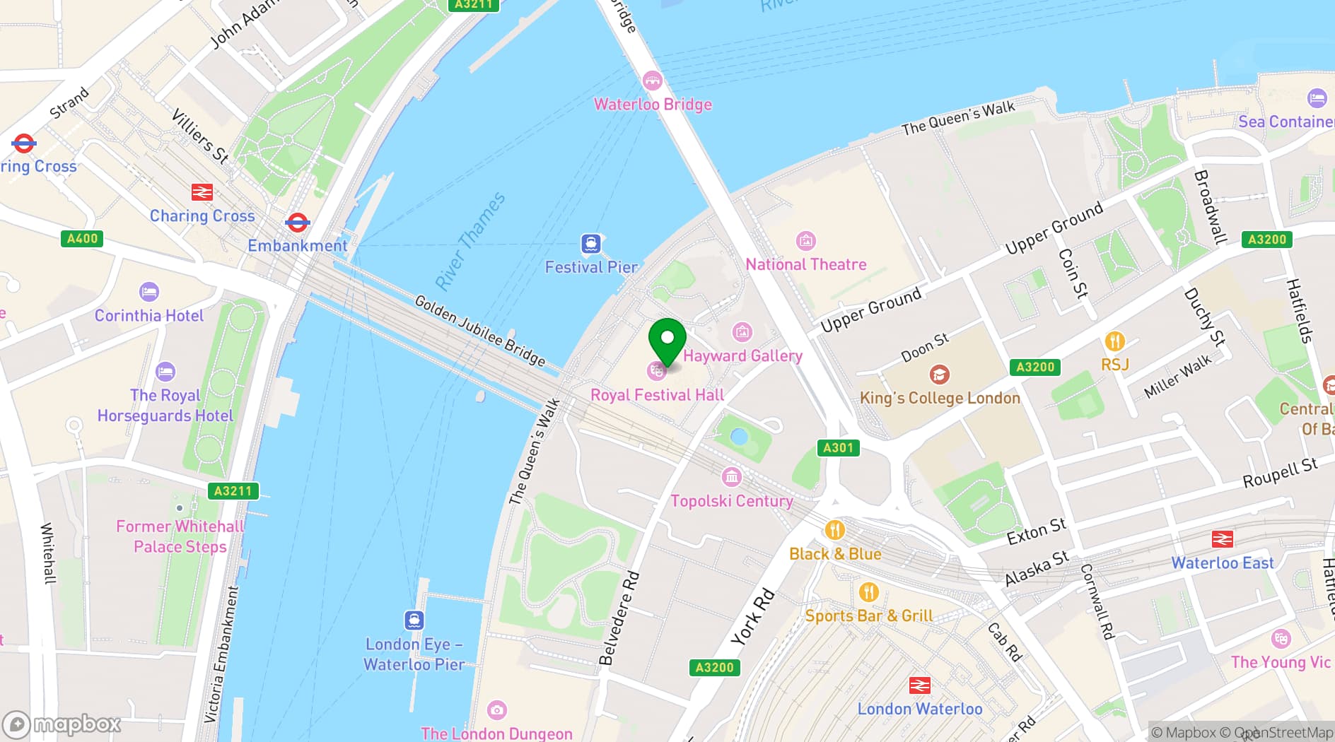 Map showing Jimmy's BBQ Club