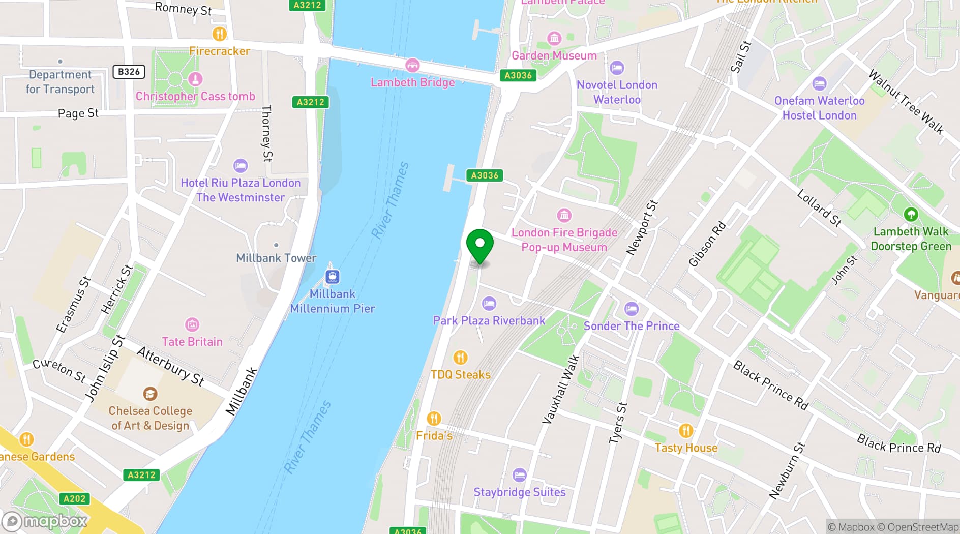 Map showing Mezemiso, Rooftop Restaurant & Shisha Terrace