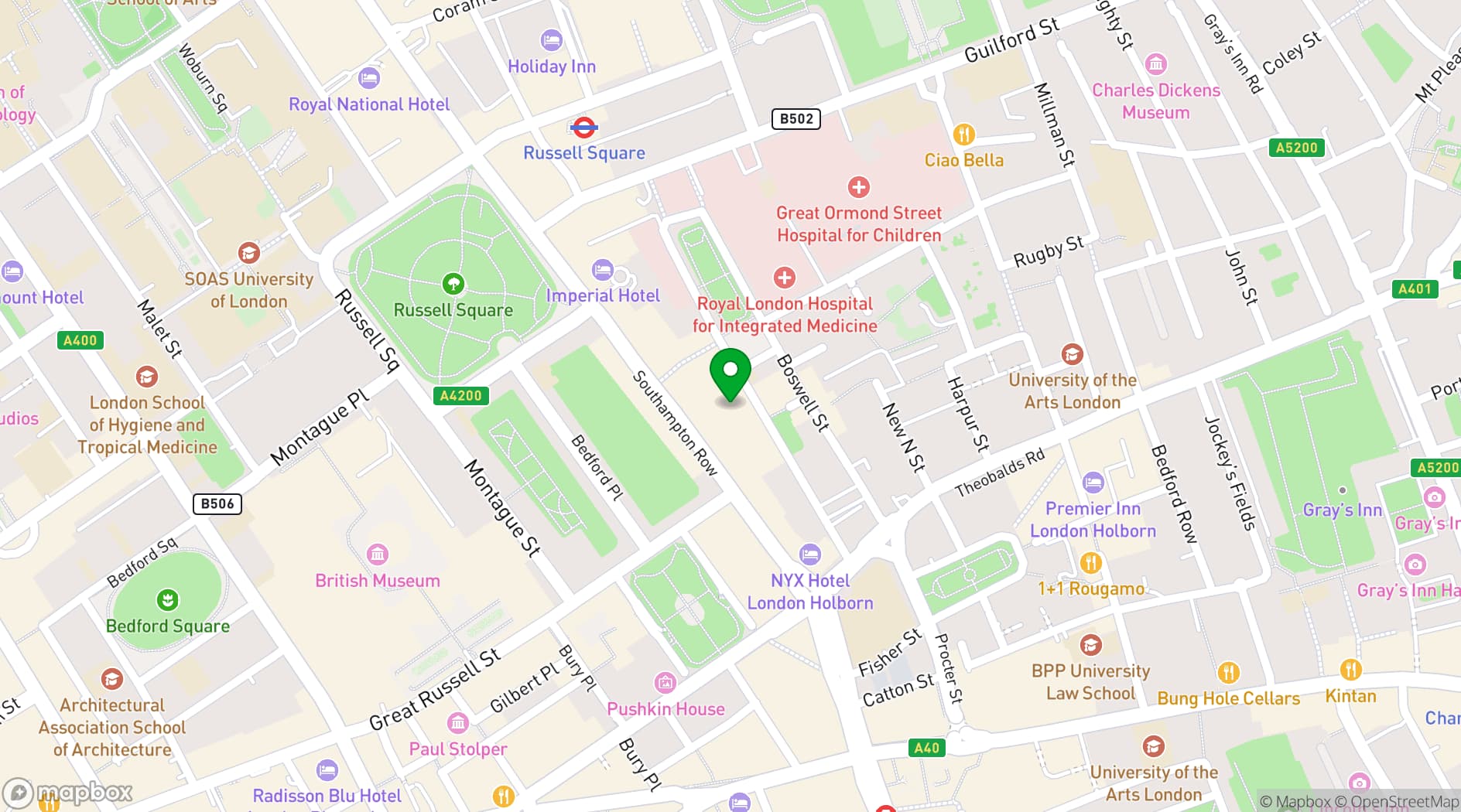 Map showing Consultridge