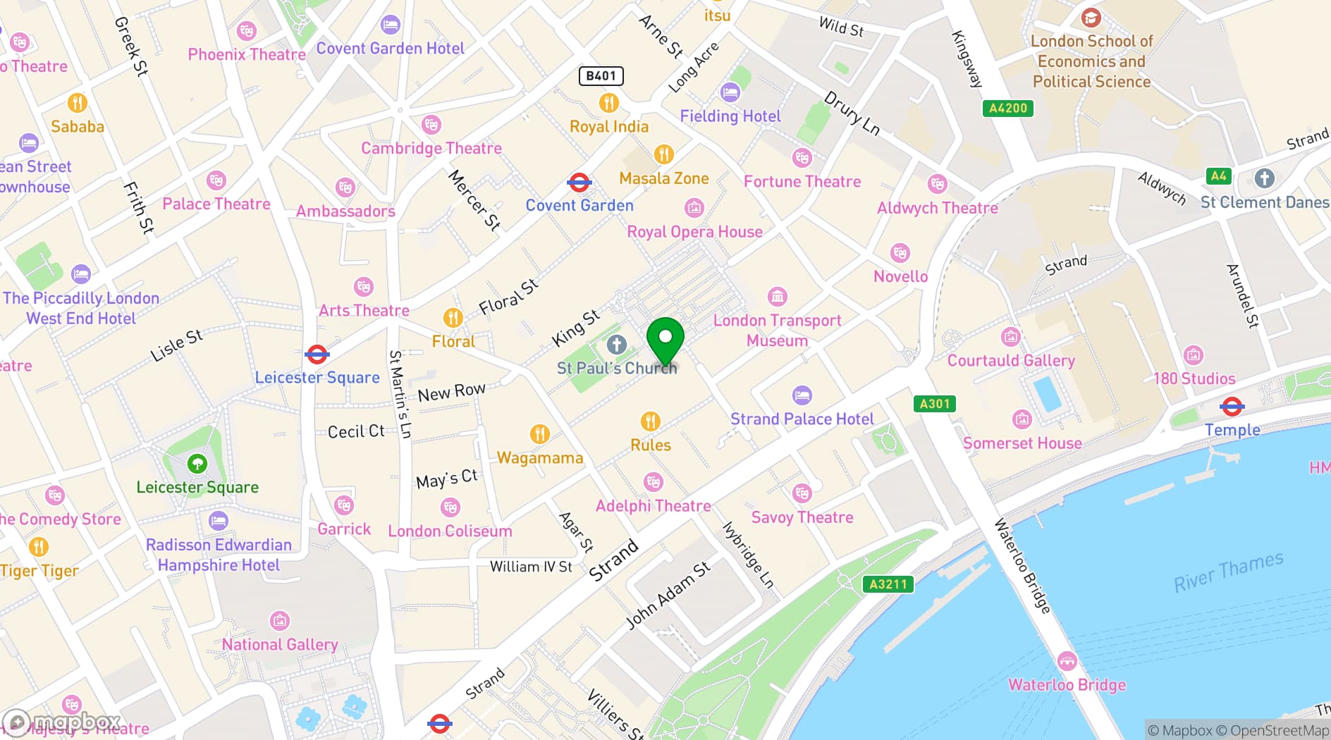 Map showing 3 Henrietta Street