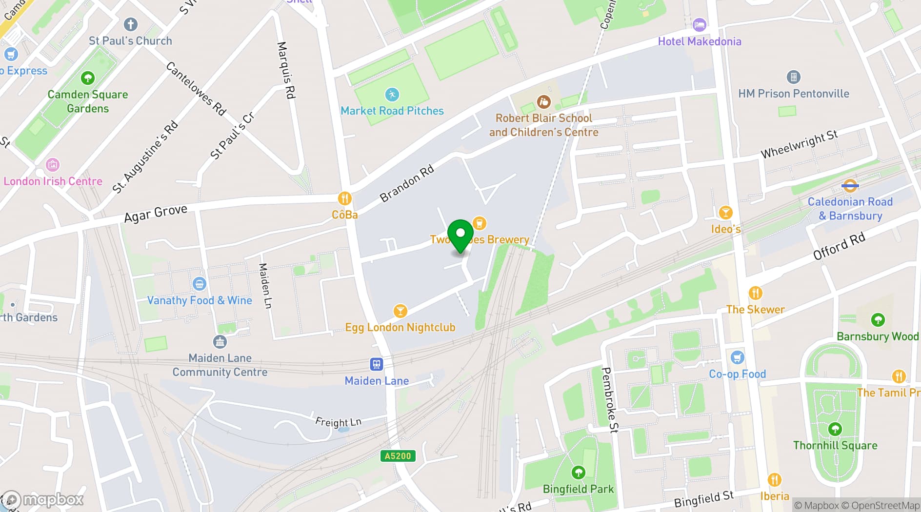 Map showing Ask for Janice - London