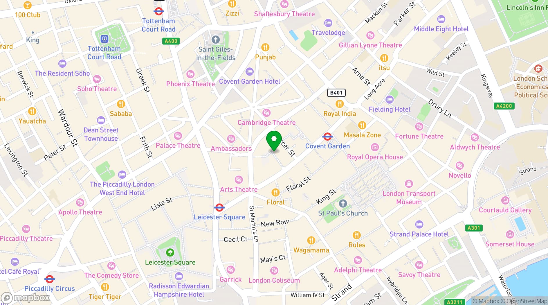 Map showing Ukiyo Hand Roll Bar