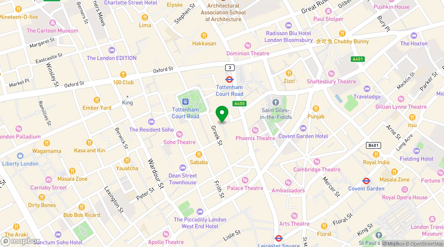 Map showing Outernet
