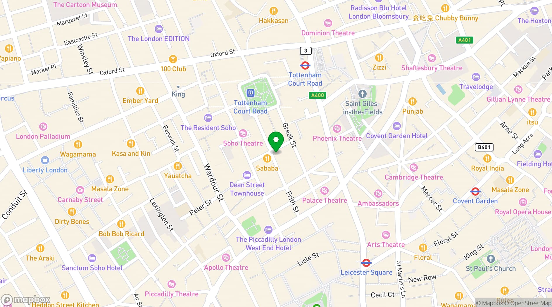 Map showing Chotto Matte 