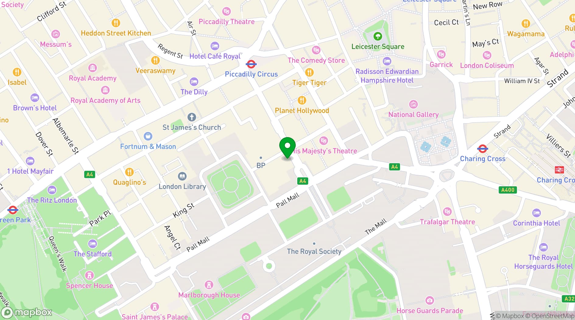 Map showing Jul's London