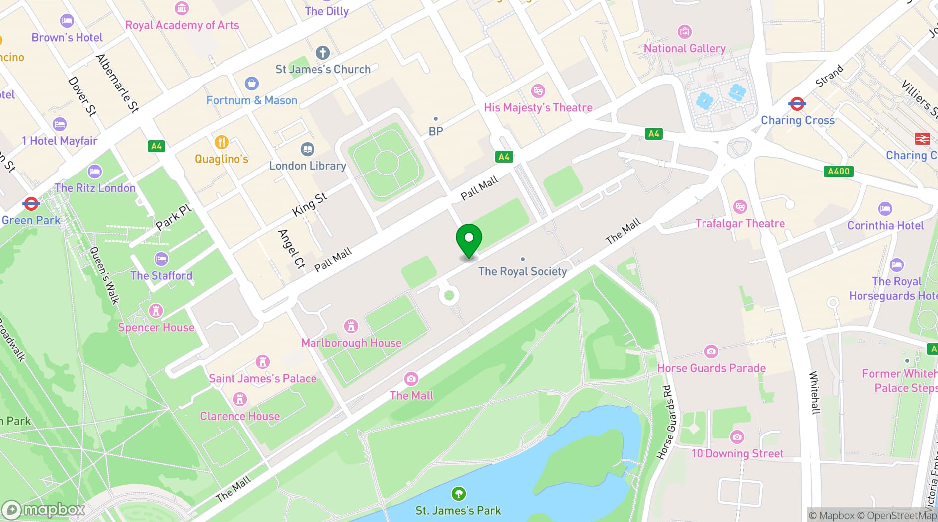 Map showing Prince Philip House