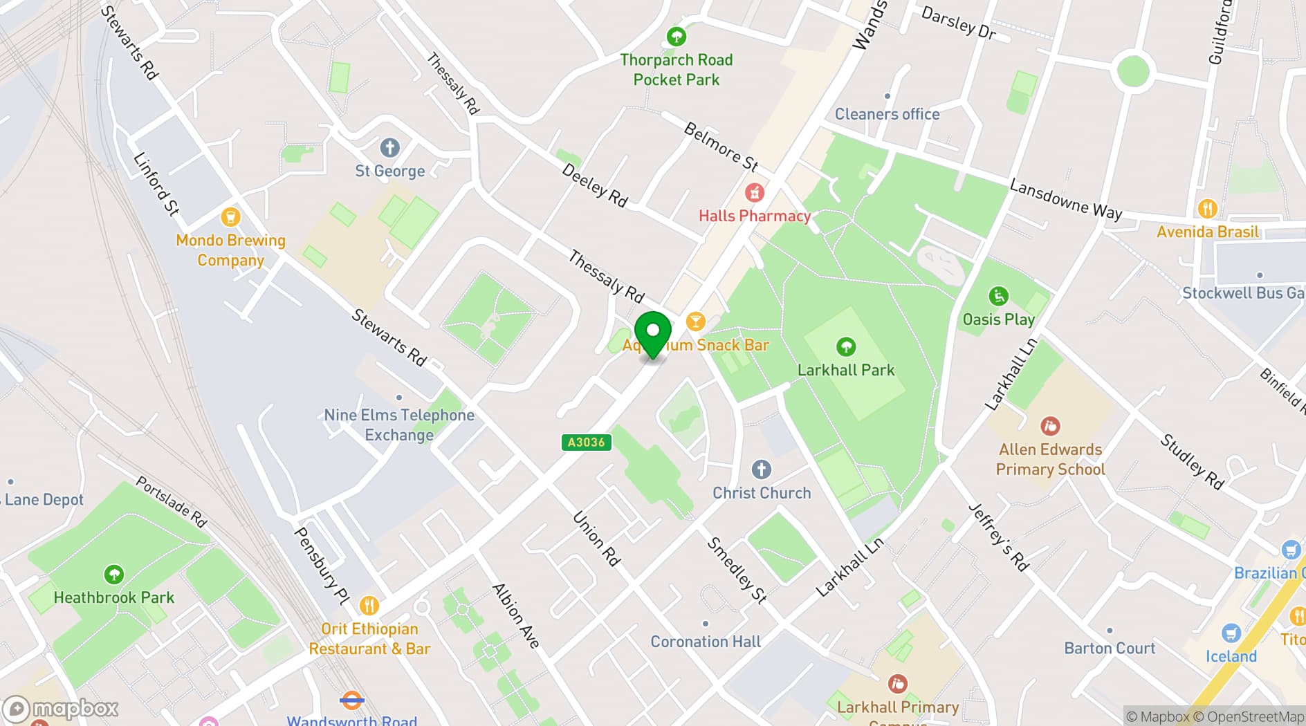 Map showing Gaffe