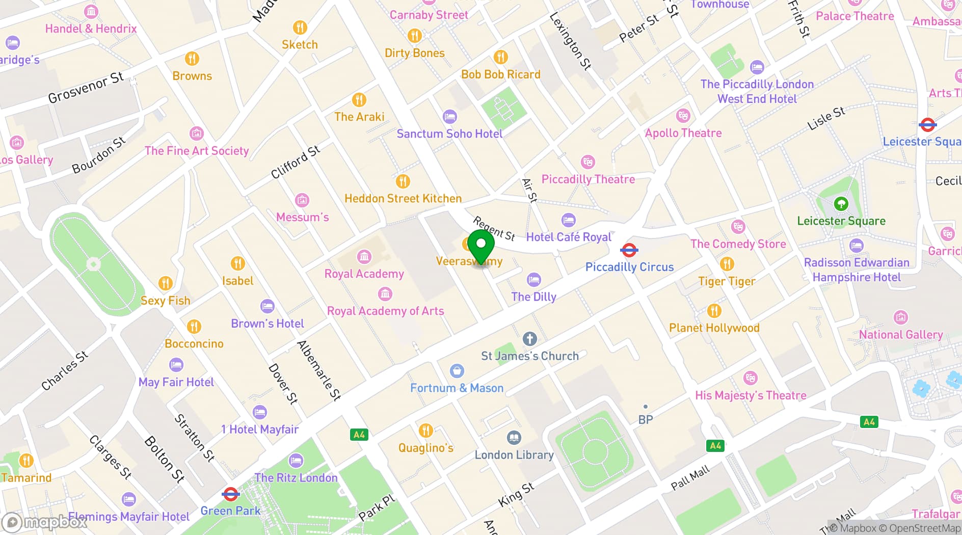 Map showing The Cuckoo Club